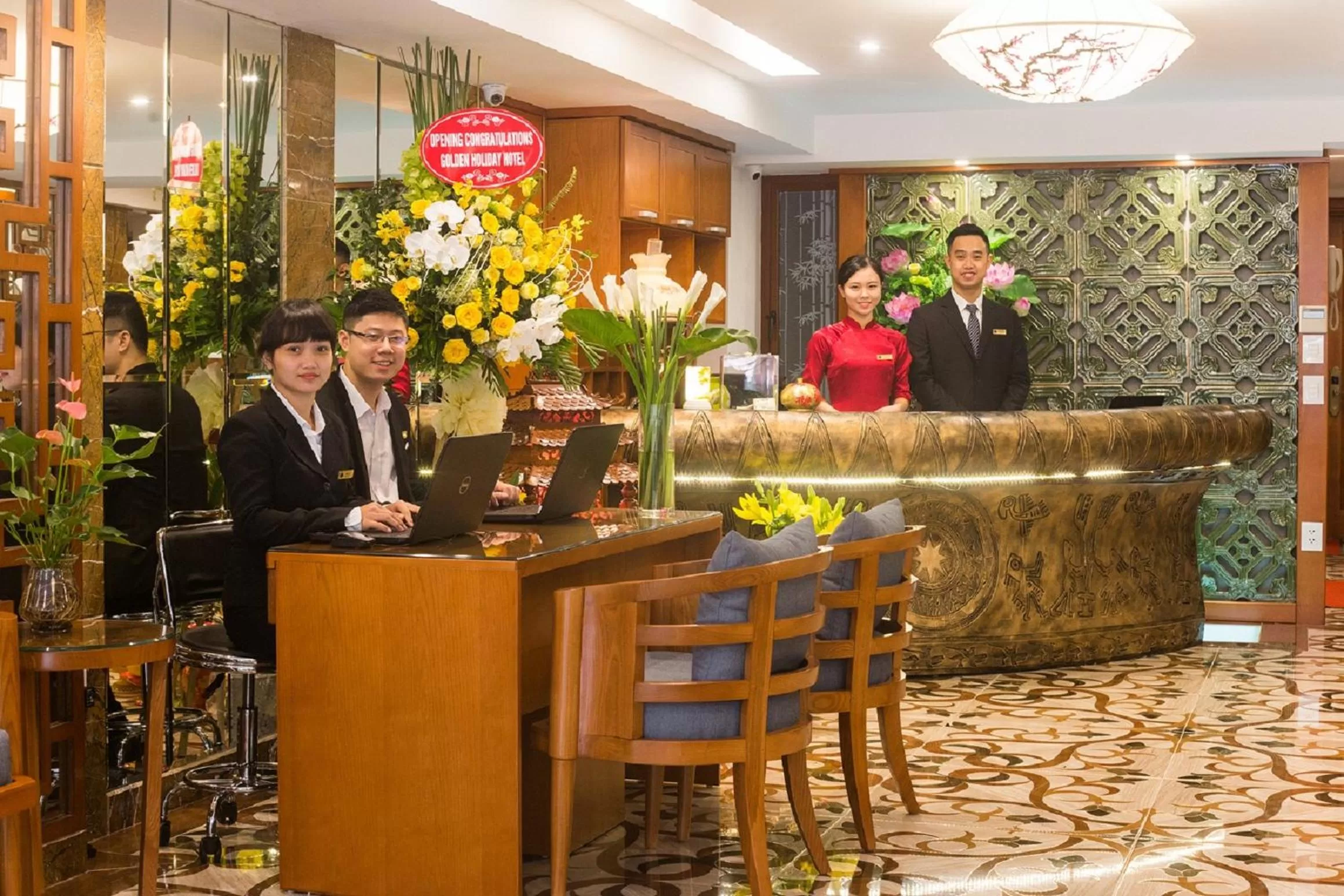 Staff in Hanoi Golden Holiday Hotel