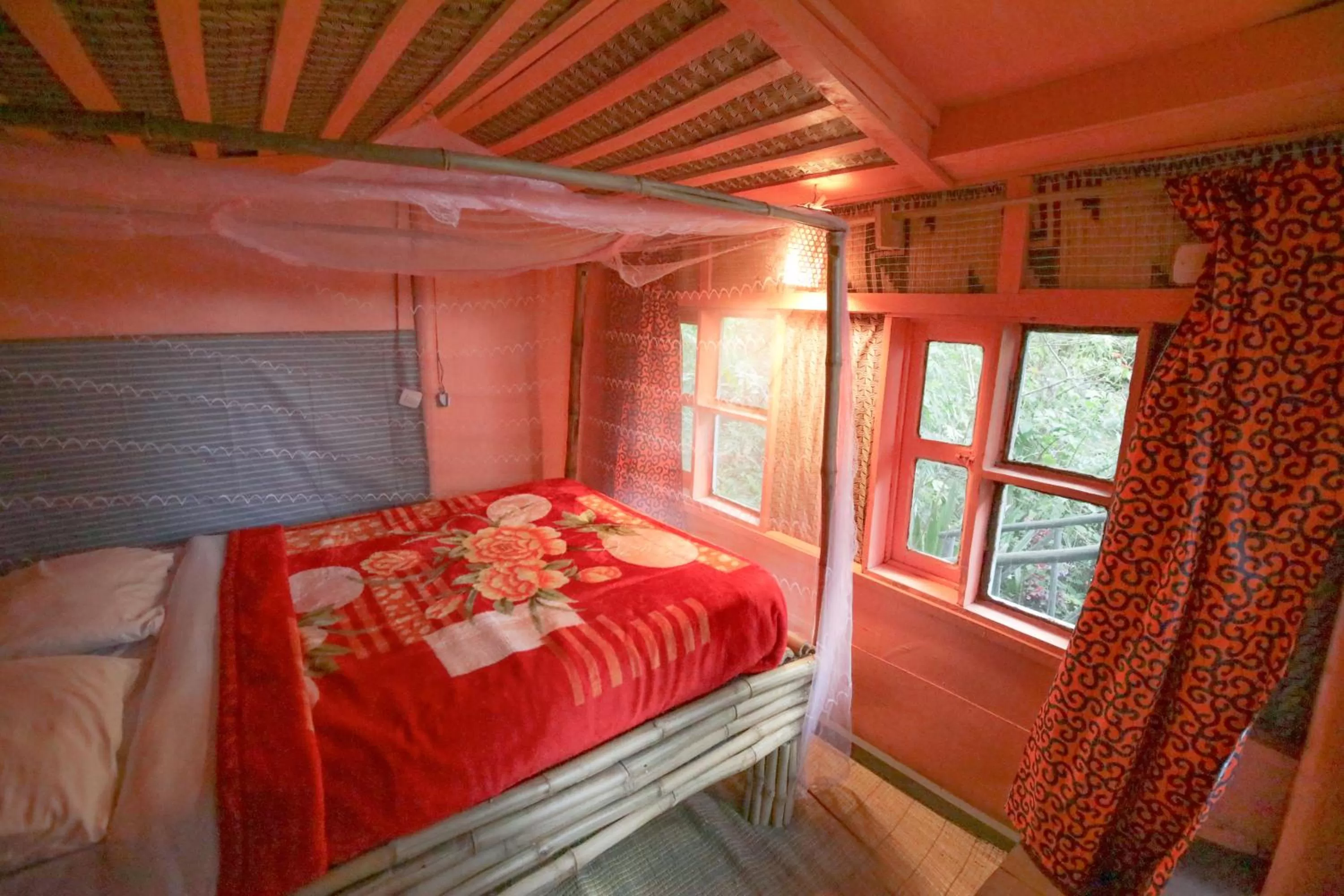 Bedroom, Bunk Bed in Fravan Eco Resort By Apogee