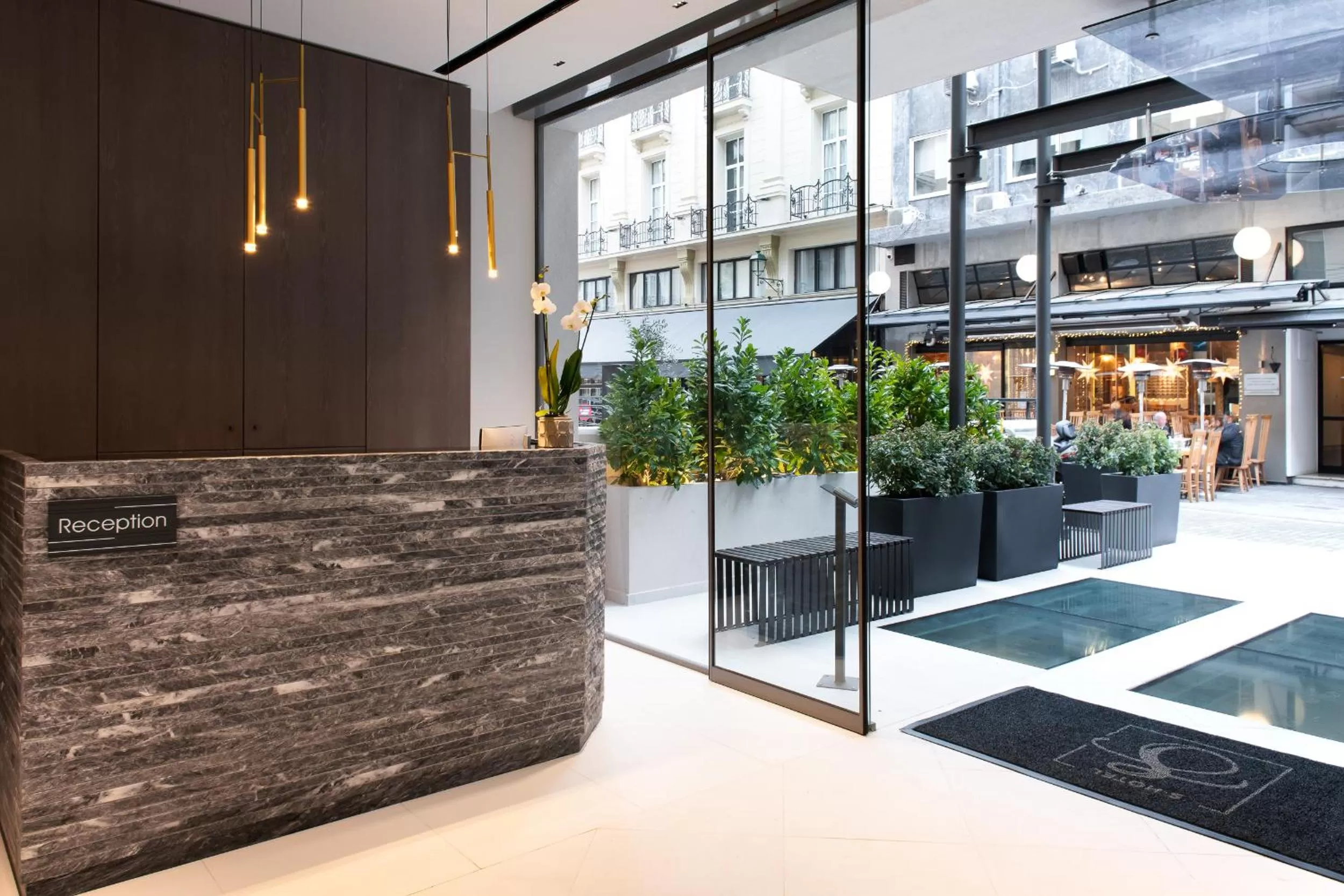 Facade/entrance in S Hotel Boutique Thessaloniki