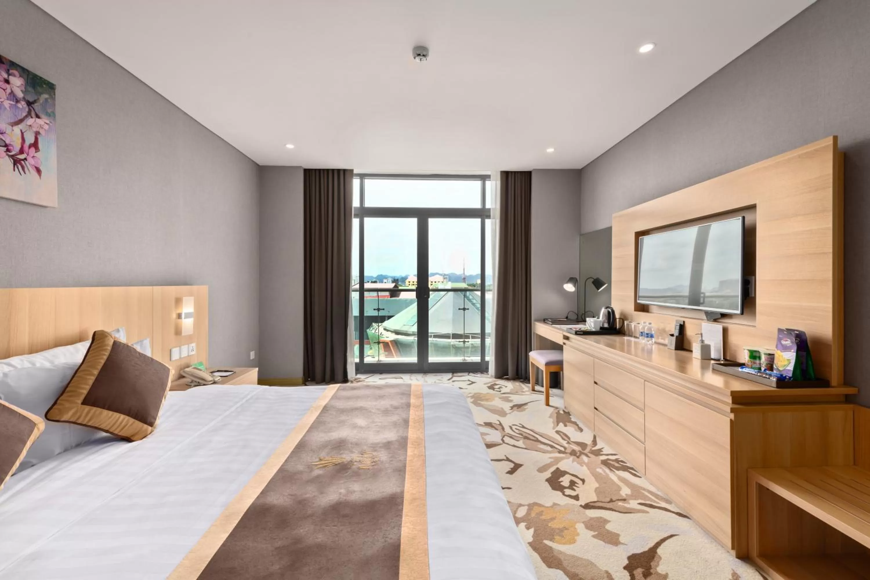 Bed in The Reed Hotel