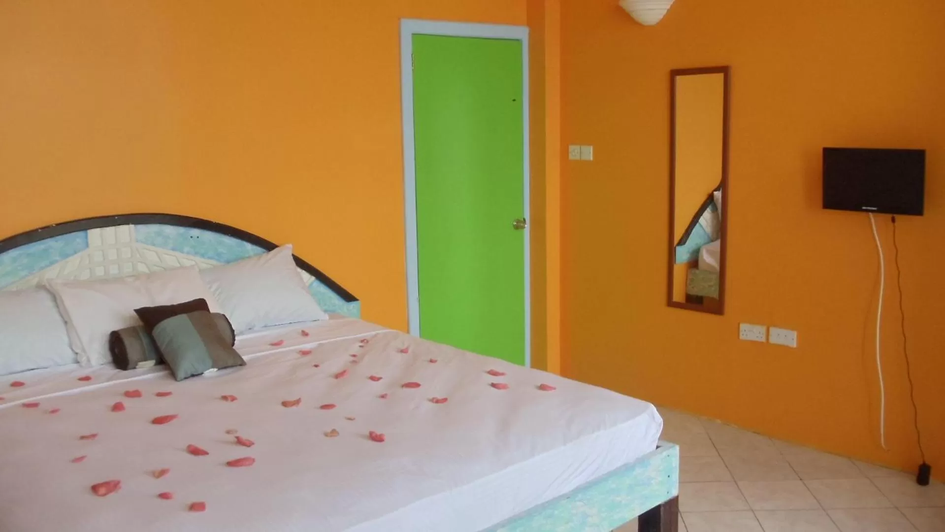 Bed in Villa Des Pitons