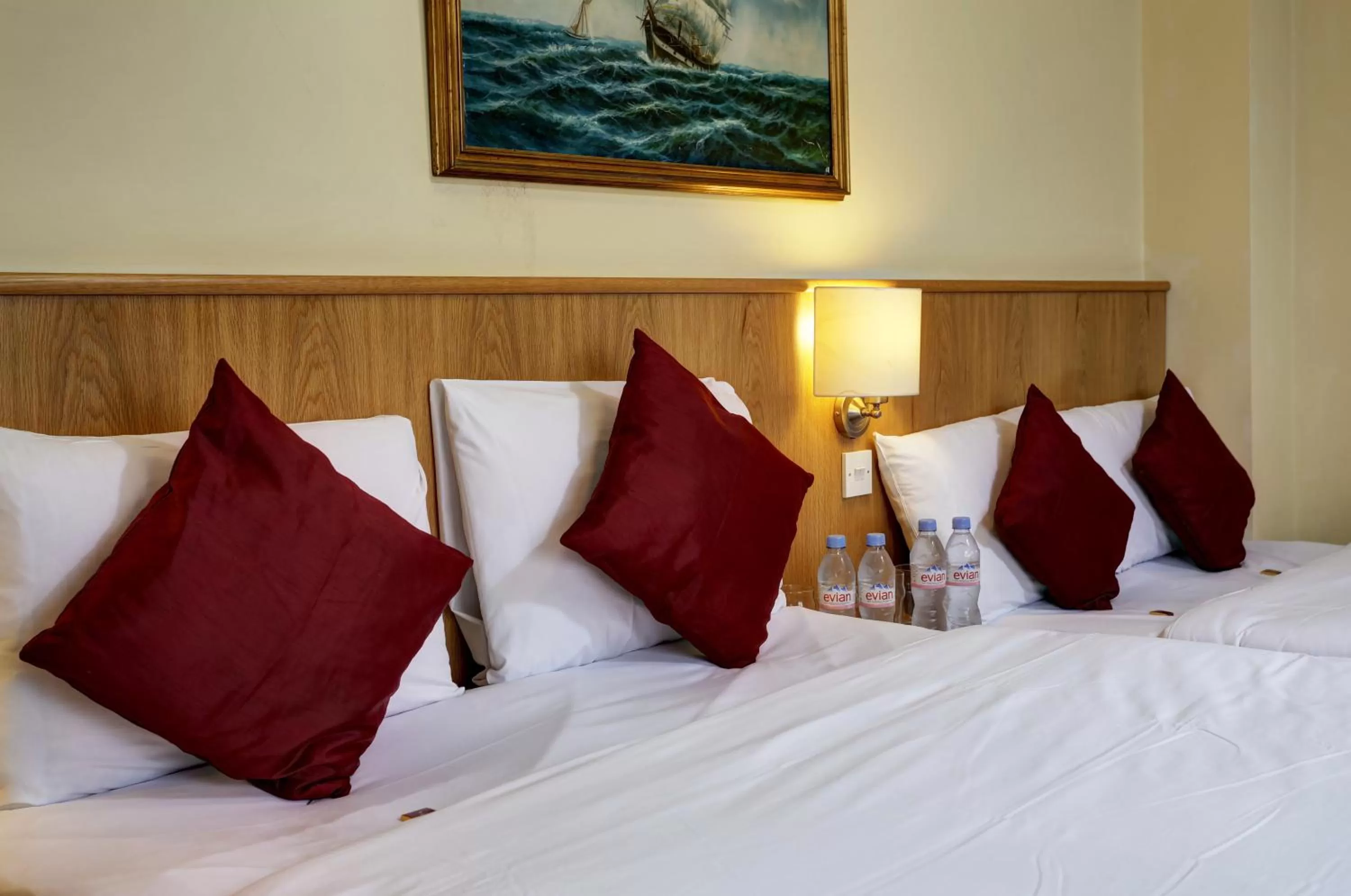 Decorative detail, Bed in Best Western London Highbury