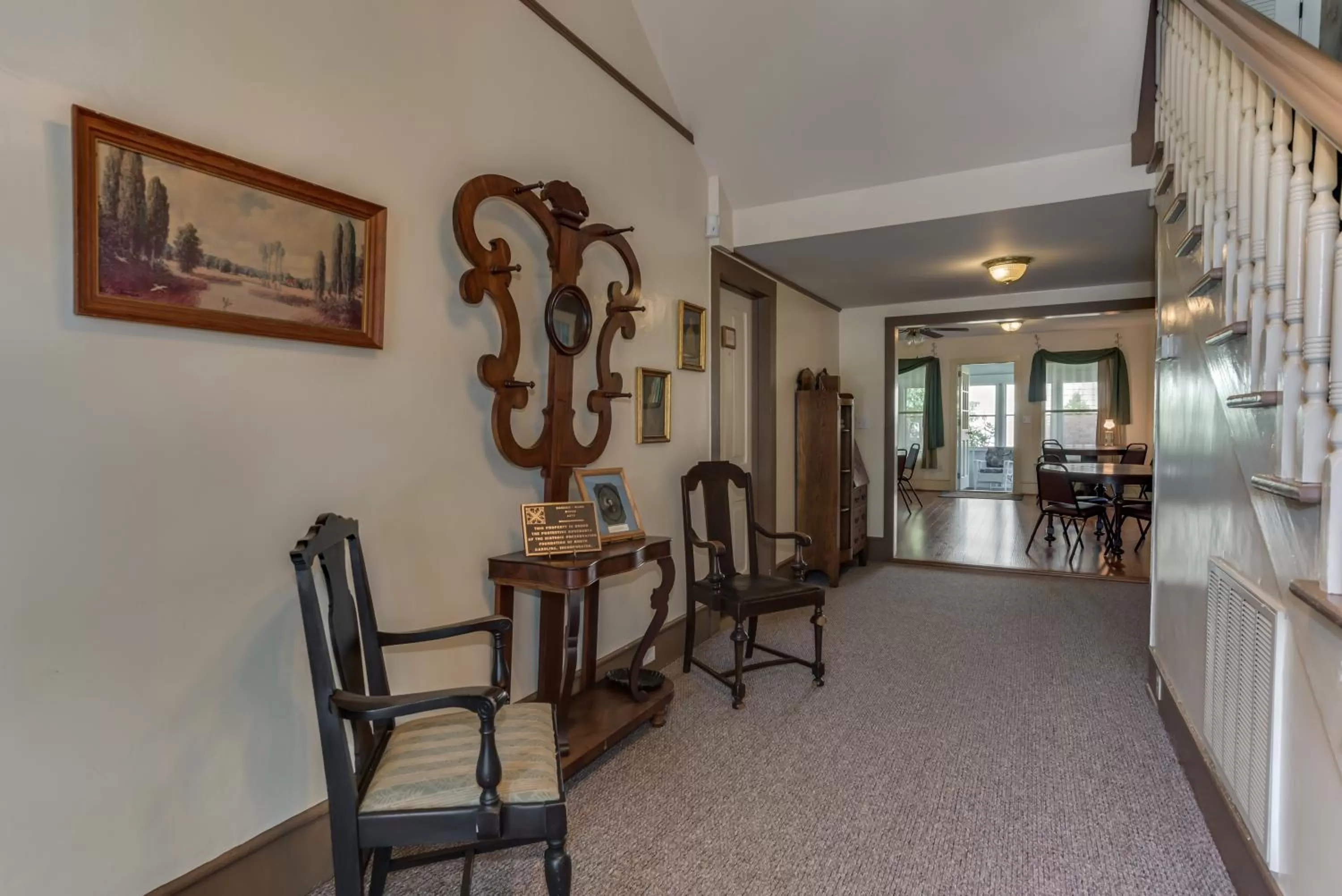 Decorative detail in Carrier Houses Bed & Breakfast