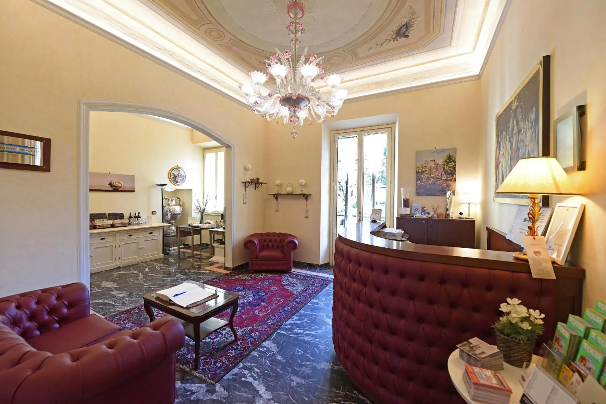 Lobby or reception in Relais La Corte di Cloris
