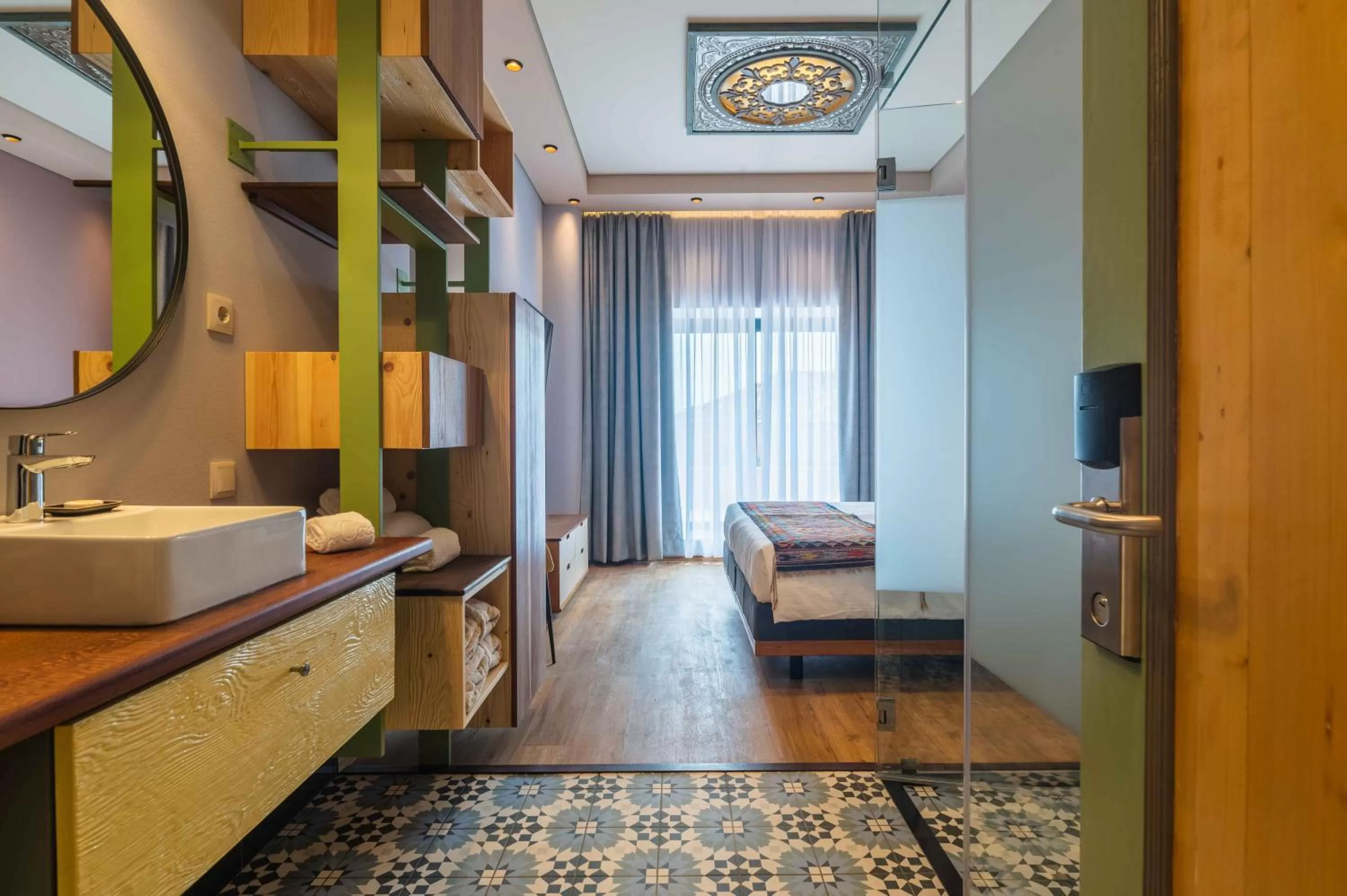 Seating area, Bed in Vila Origens Boutique Hotel Albufeira – Adults Only