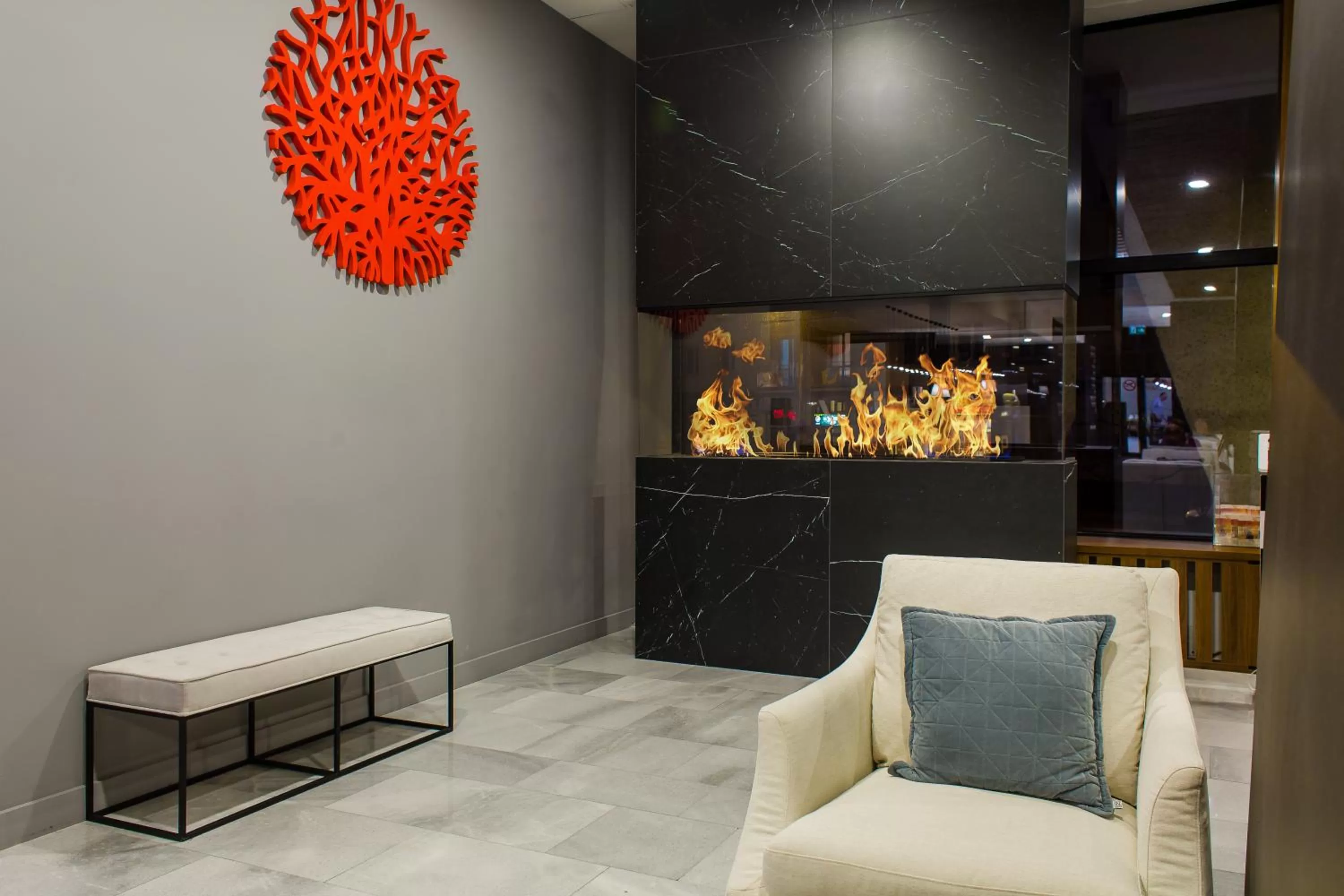 Lobby or reception in Hotel New Skanpol