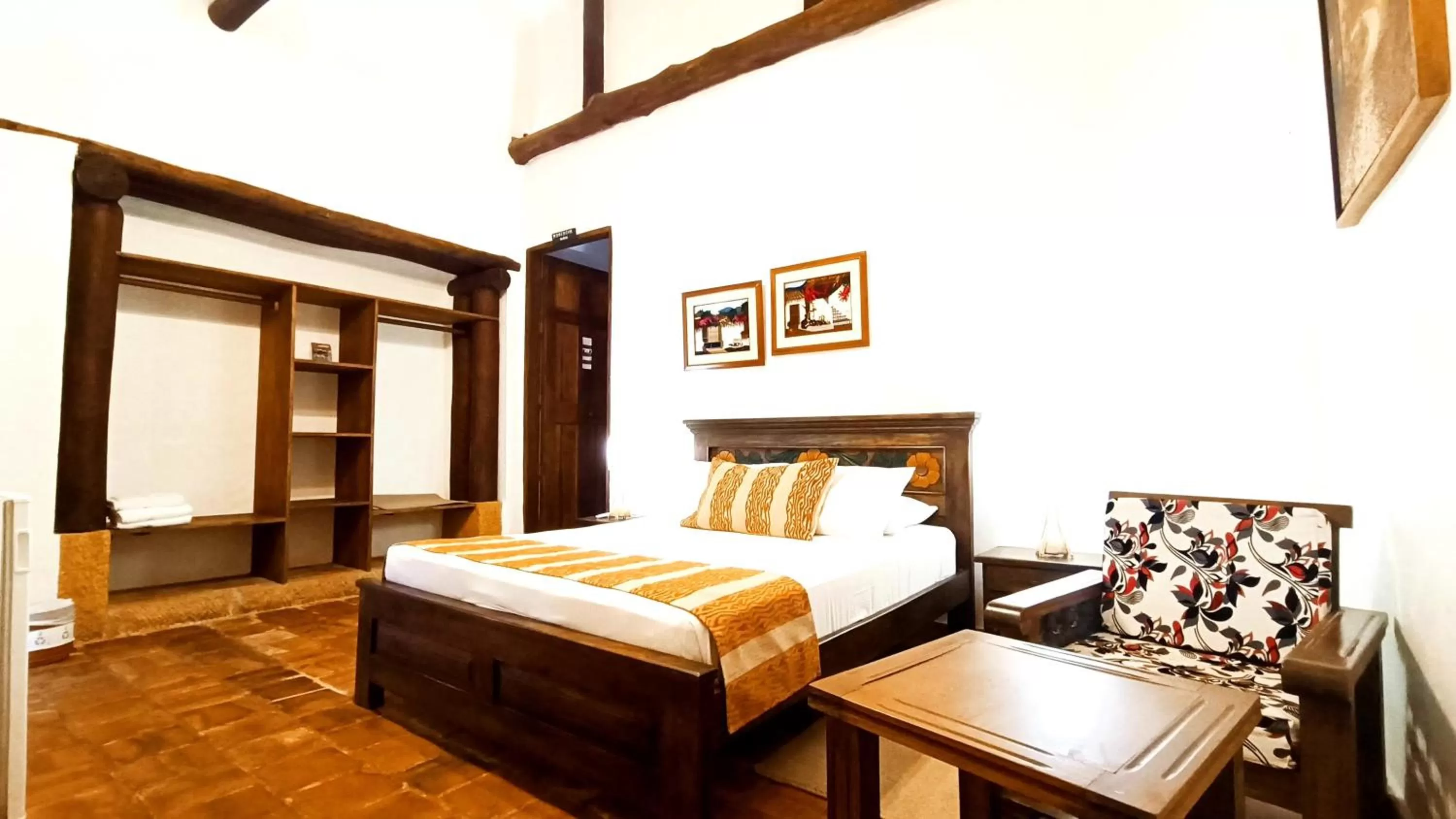 Bed in Hotel Finca Buenos Aires Barichara