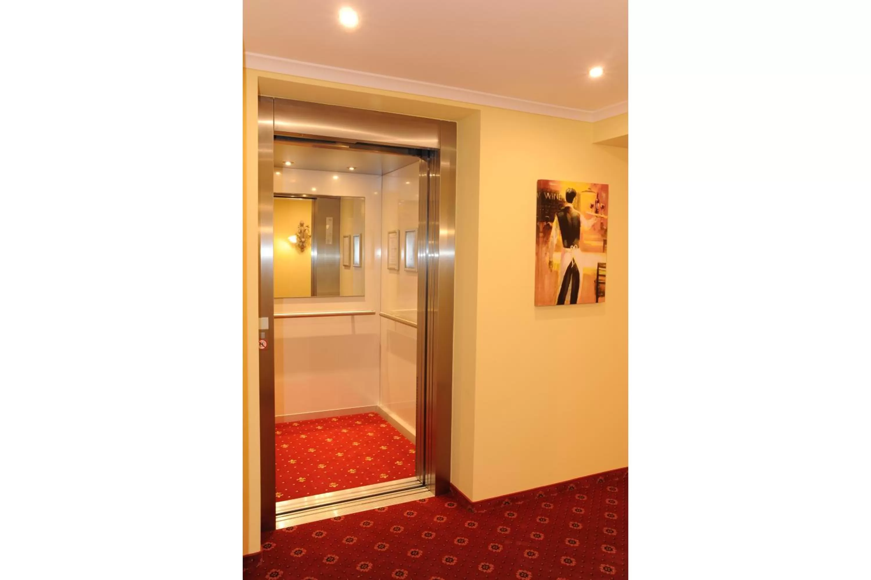 Lobby or reception, Bed in Hotel Post