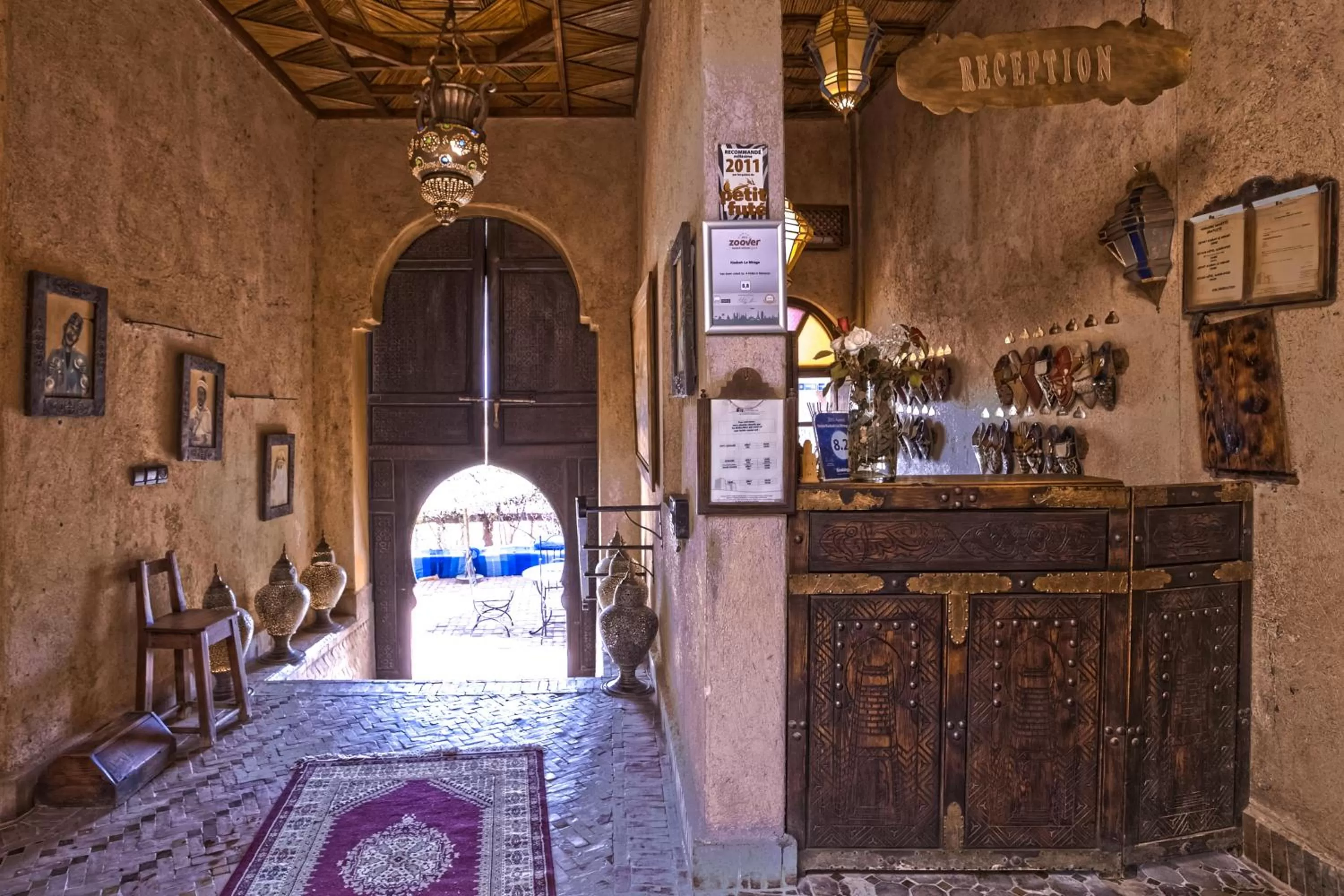Lobby or reception in Hotel Kasbah Le Mirage & Spa