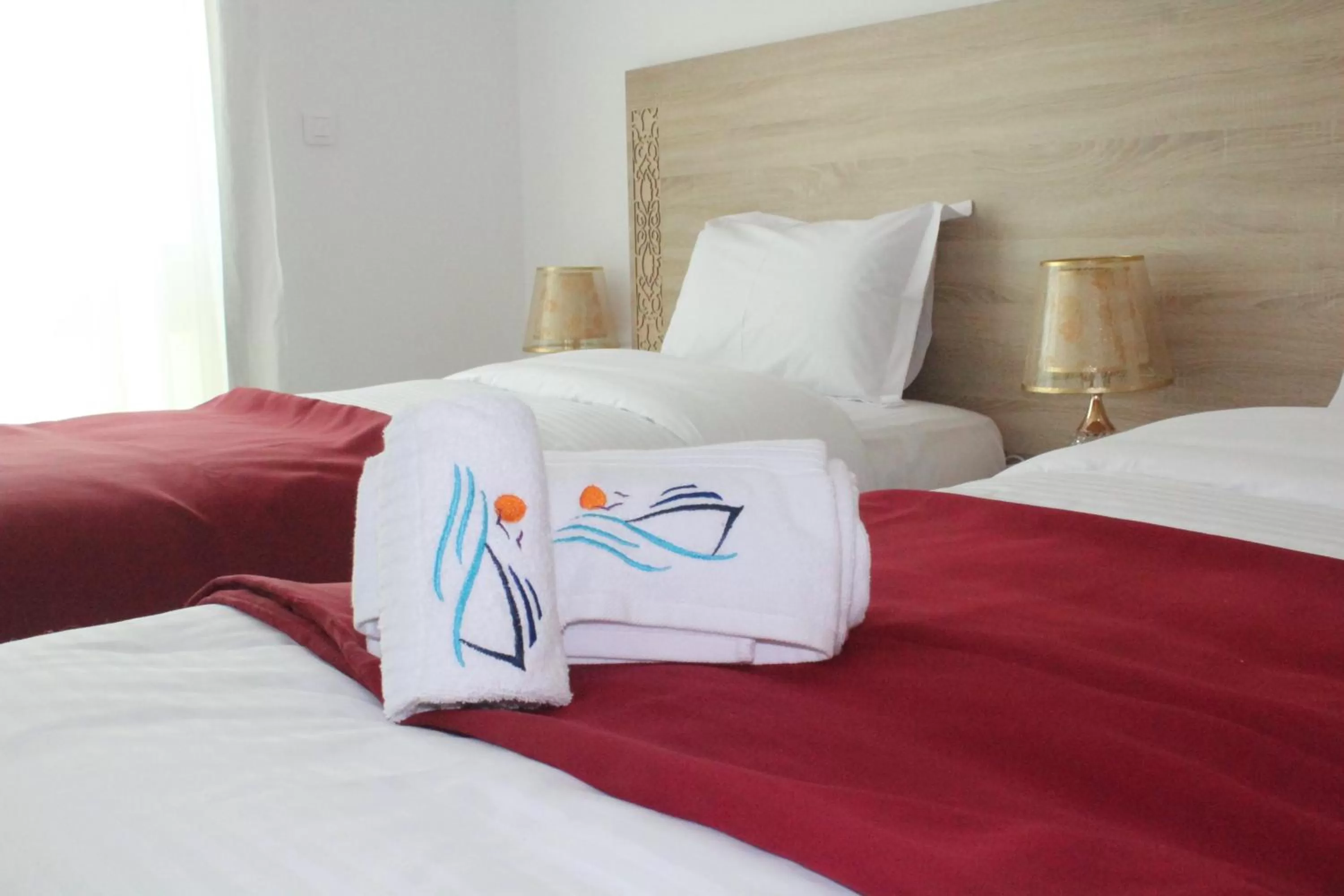 Bed in Dakhla Sur Mer Hôtel