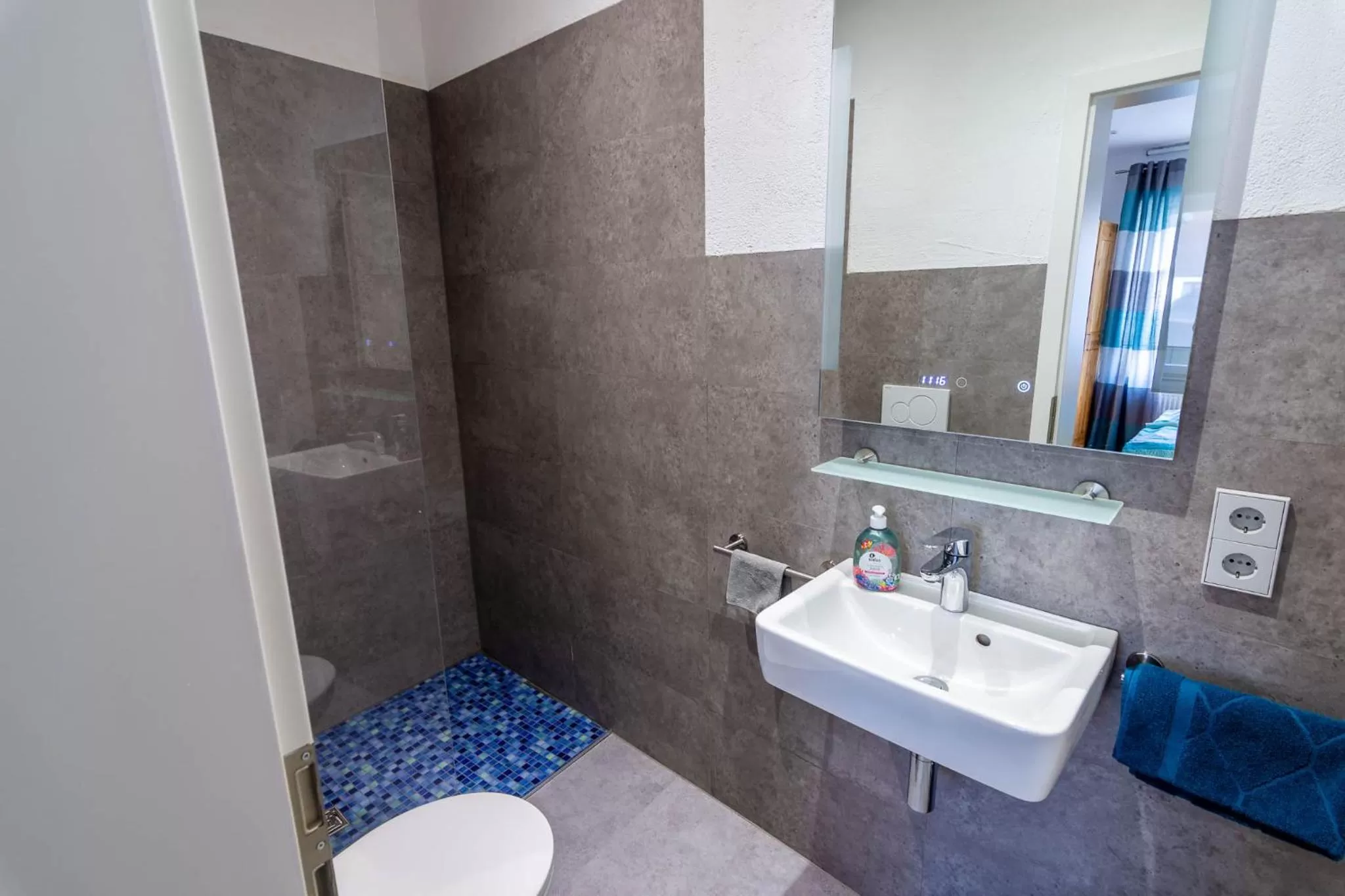 Bathroom in Gästehaus Jagsttal