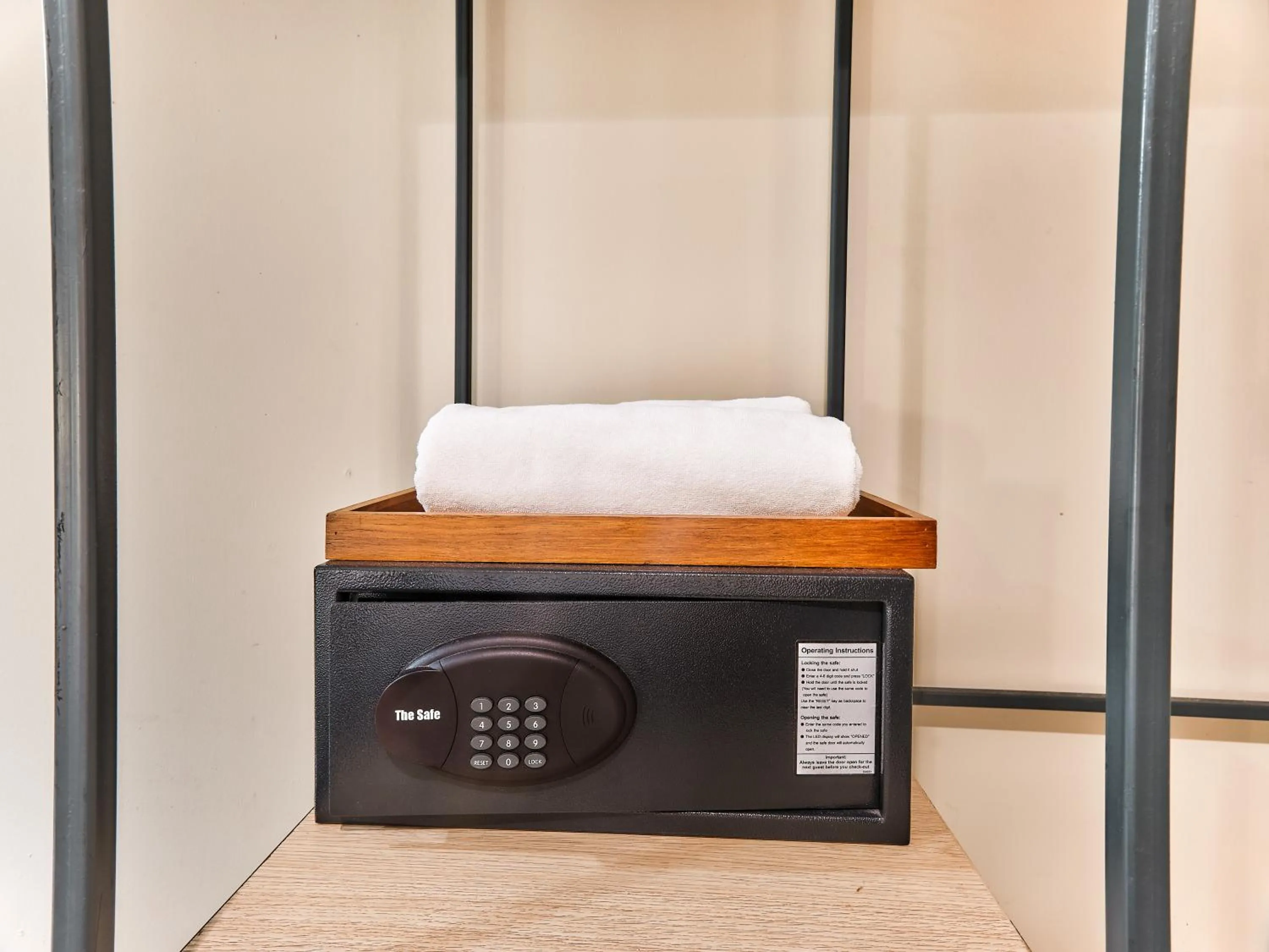 safe in Prince Theatre Heritage Stay Hostel - Silom