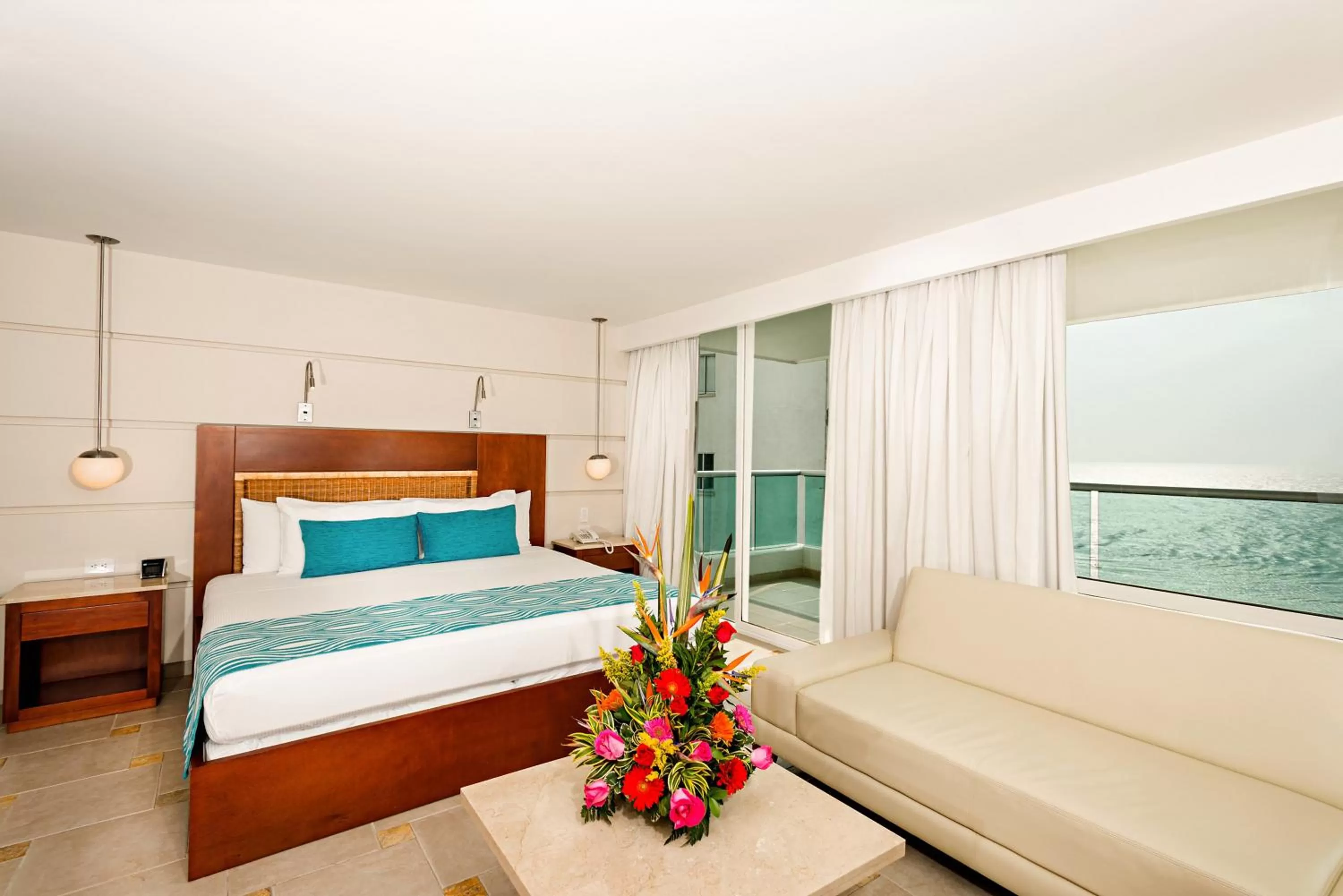 Bed in Hotel Dann Cartagena