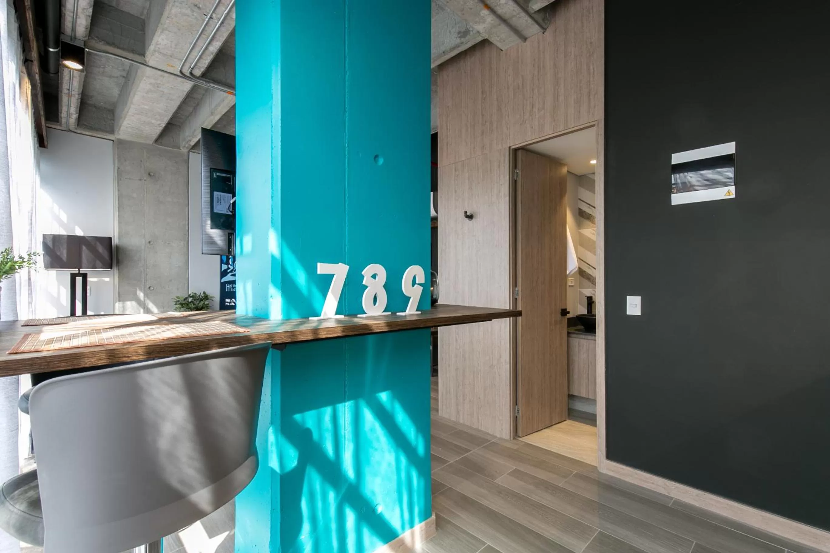 Dining area in Factory Lofts Hotel