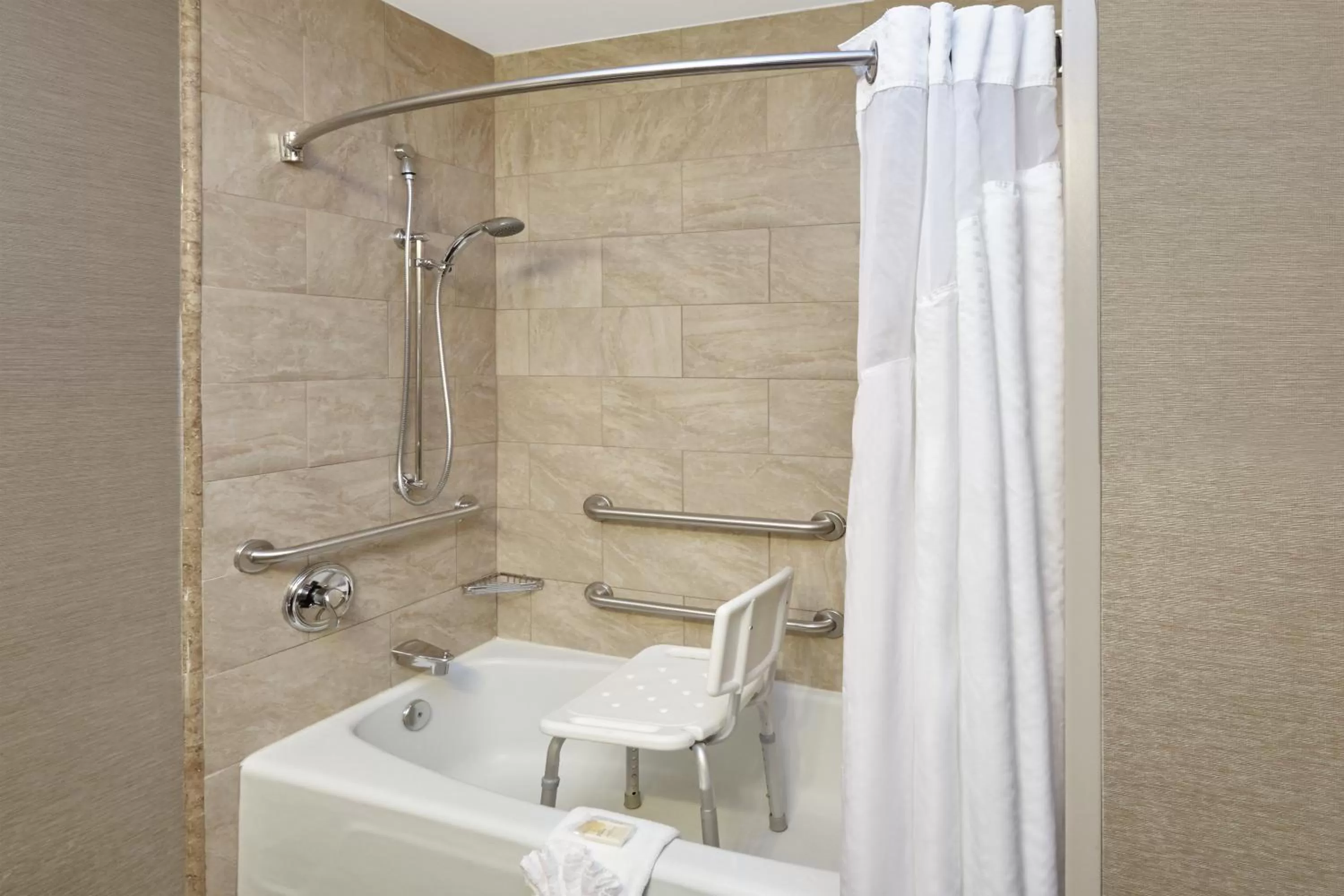 Bathroom in Holiday Inn Chicago Matteson Conference Center by IHG