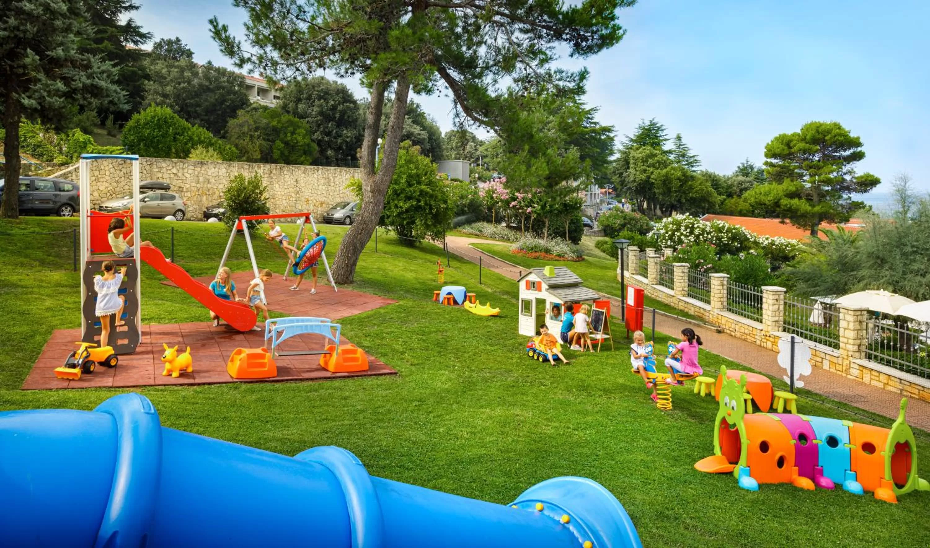 Children play ground in Maistra Select Pineta Hotel