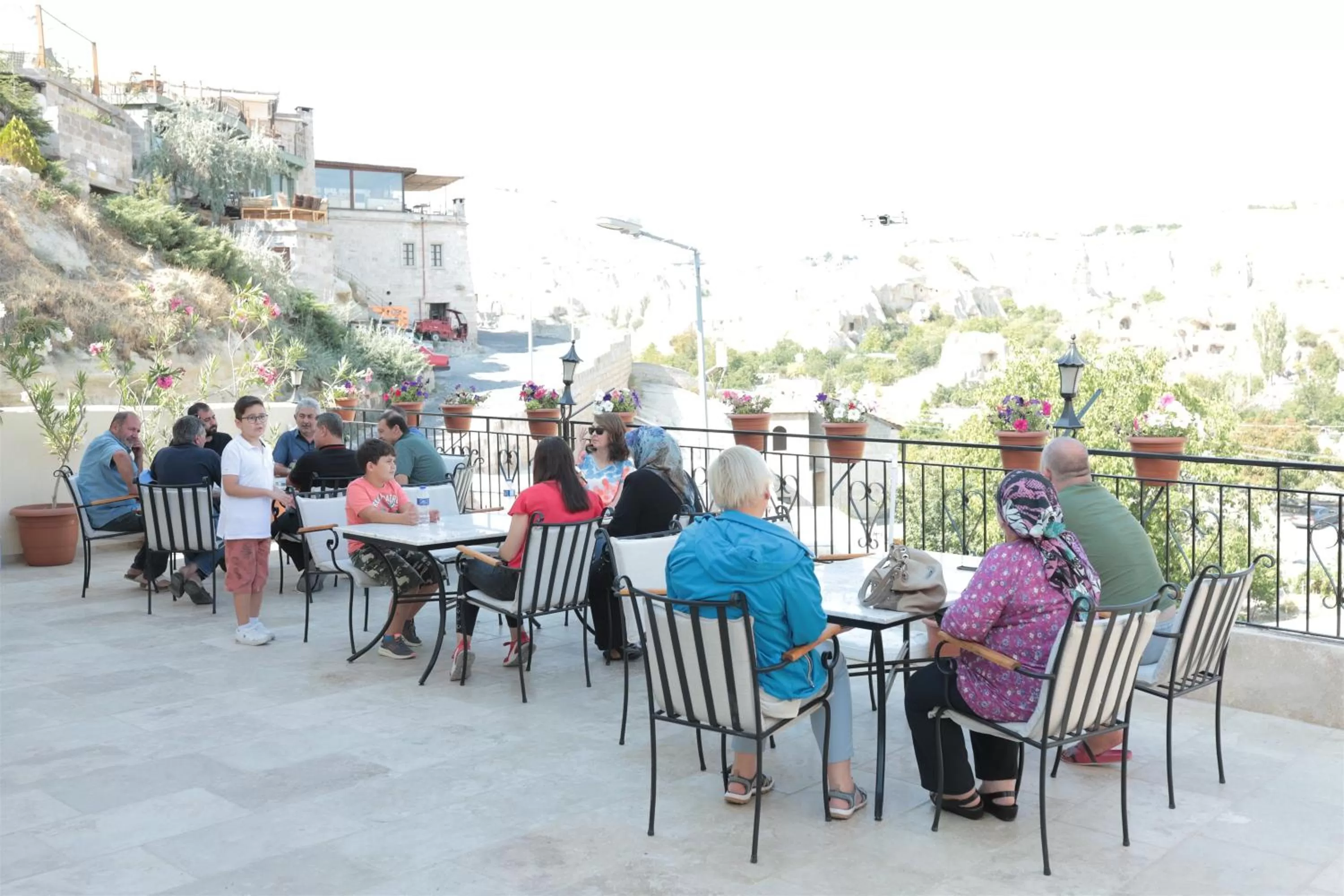 Balcony/Terrace in Guven Cave Hotel