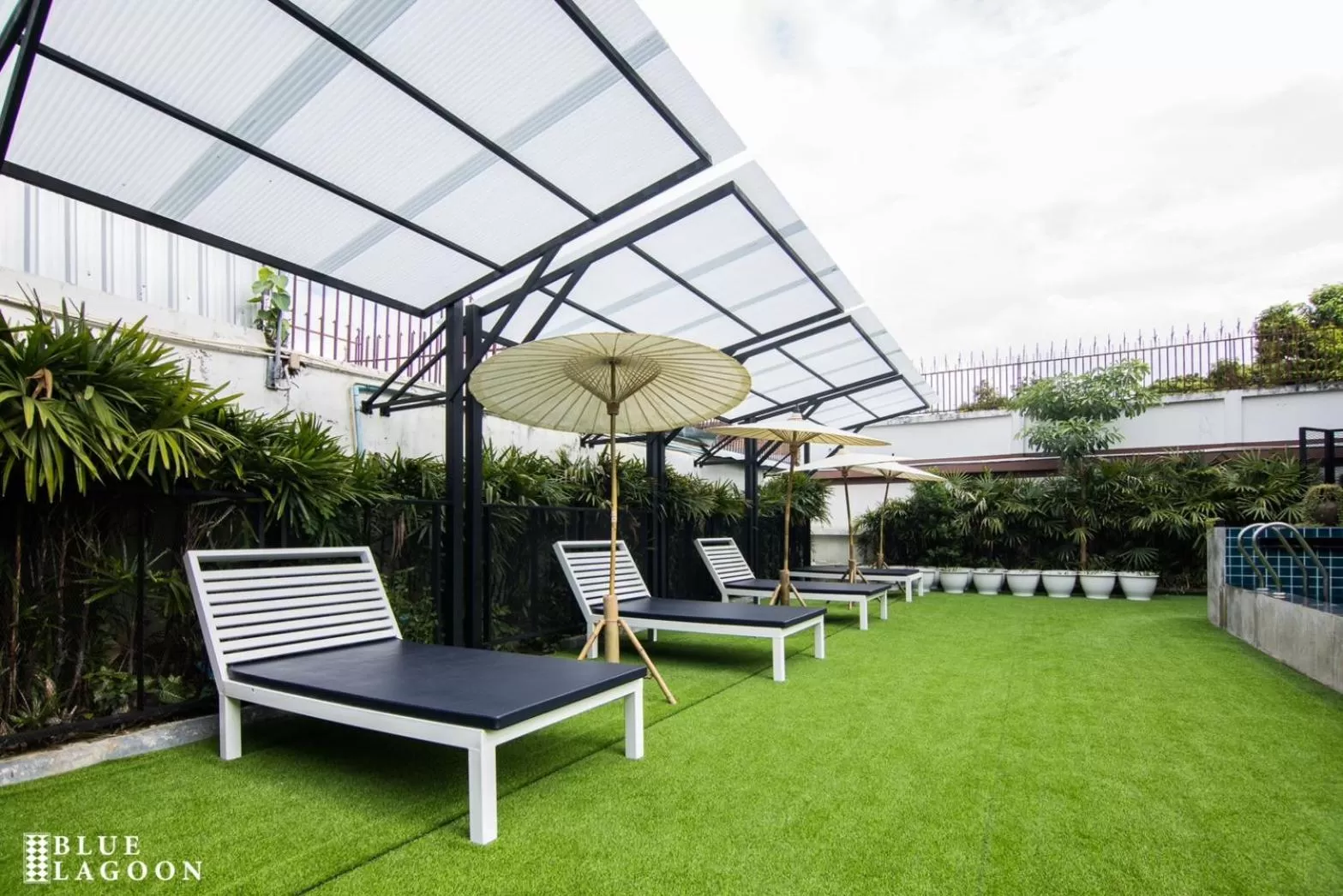 Garden in Blue Lagoon Hotel