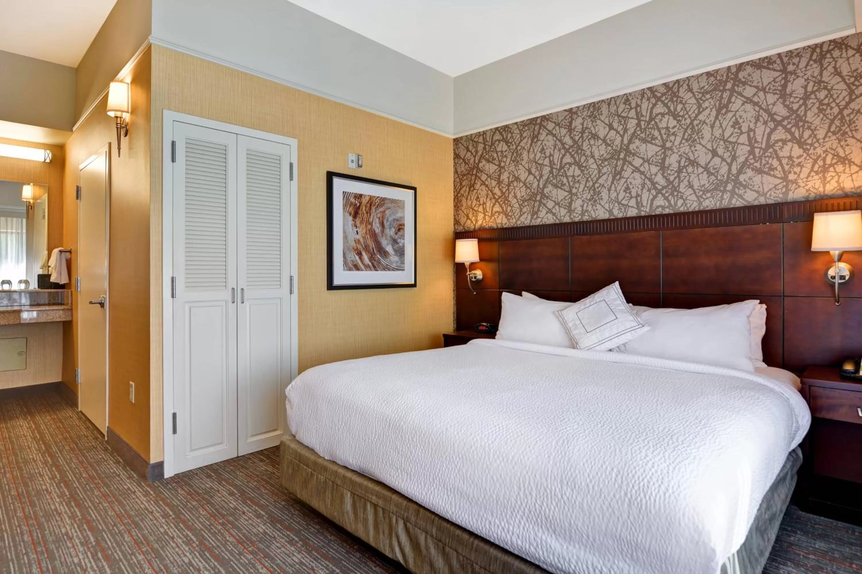 Bedroom, Bed in Courtyard Carson City