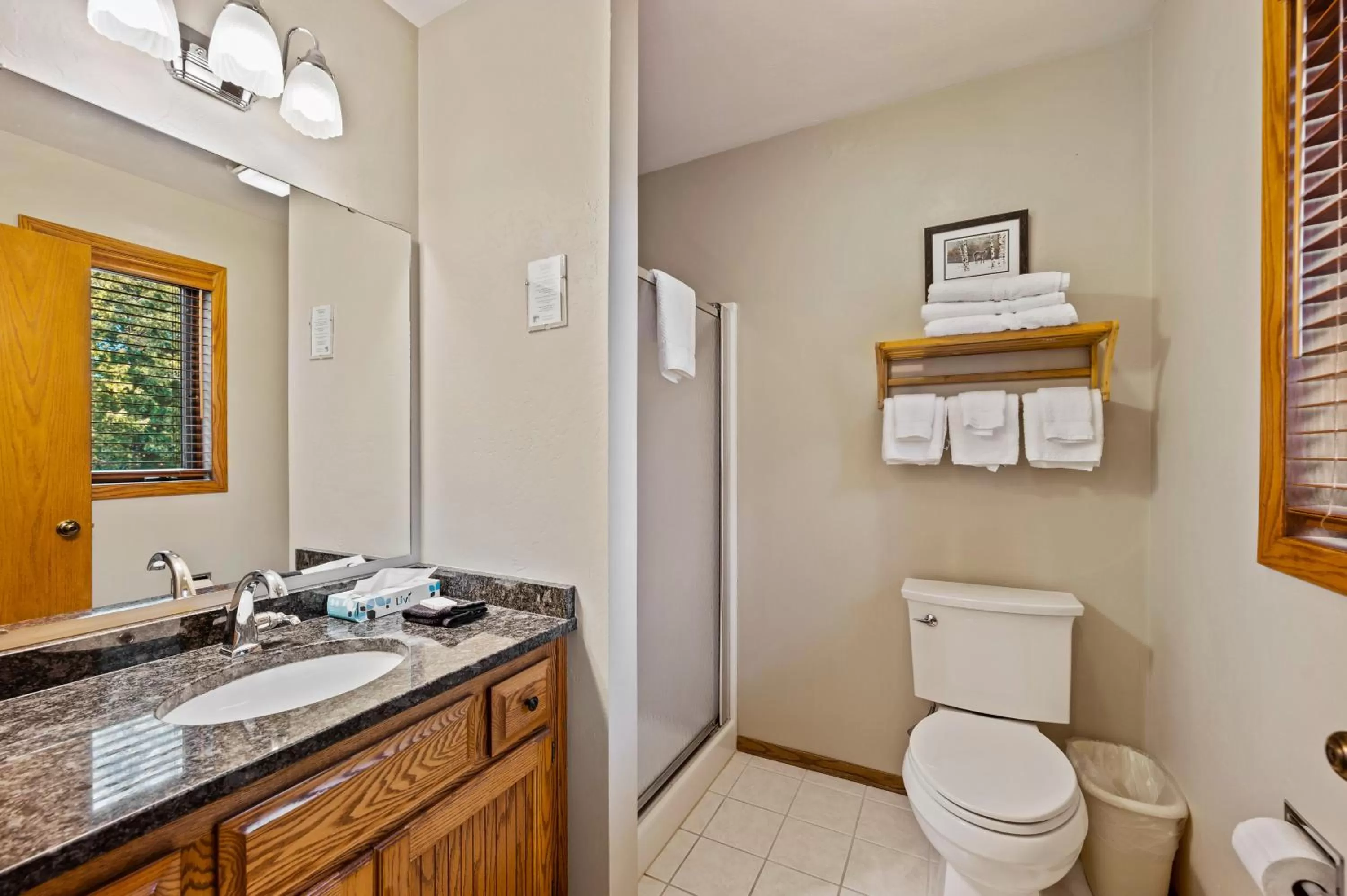 Bathroom in Evergreen Hill Condominiums