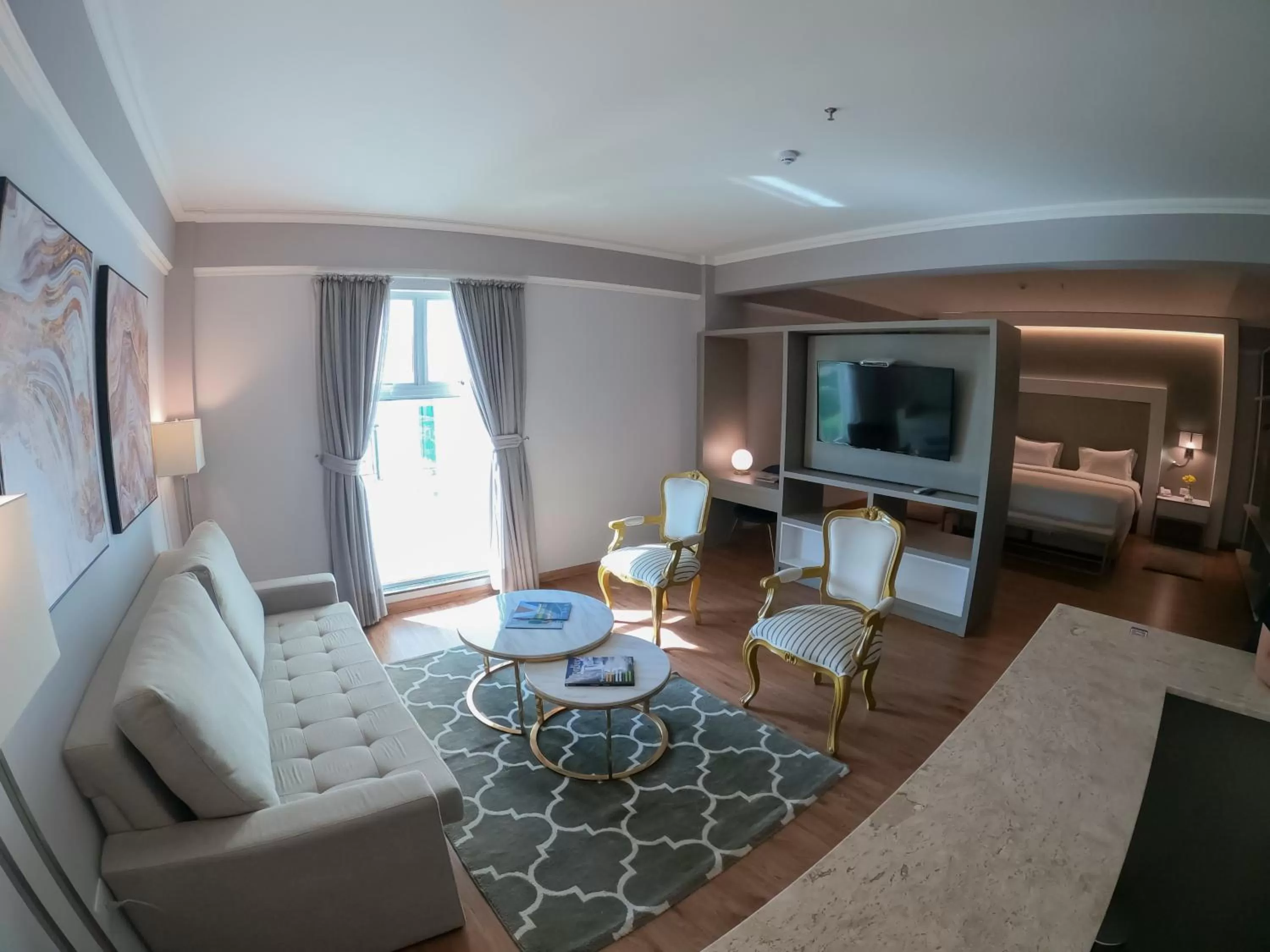 Living room in Bisinii Boutique Hotel