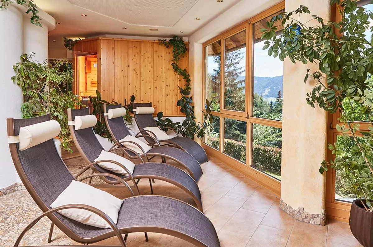 Sauna in Hotel Häuserl im Wald