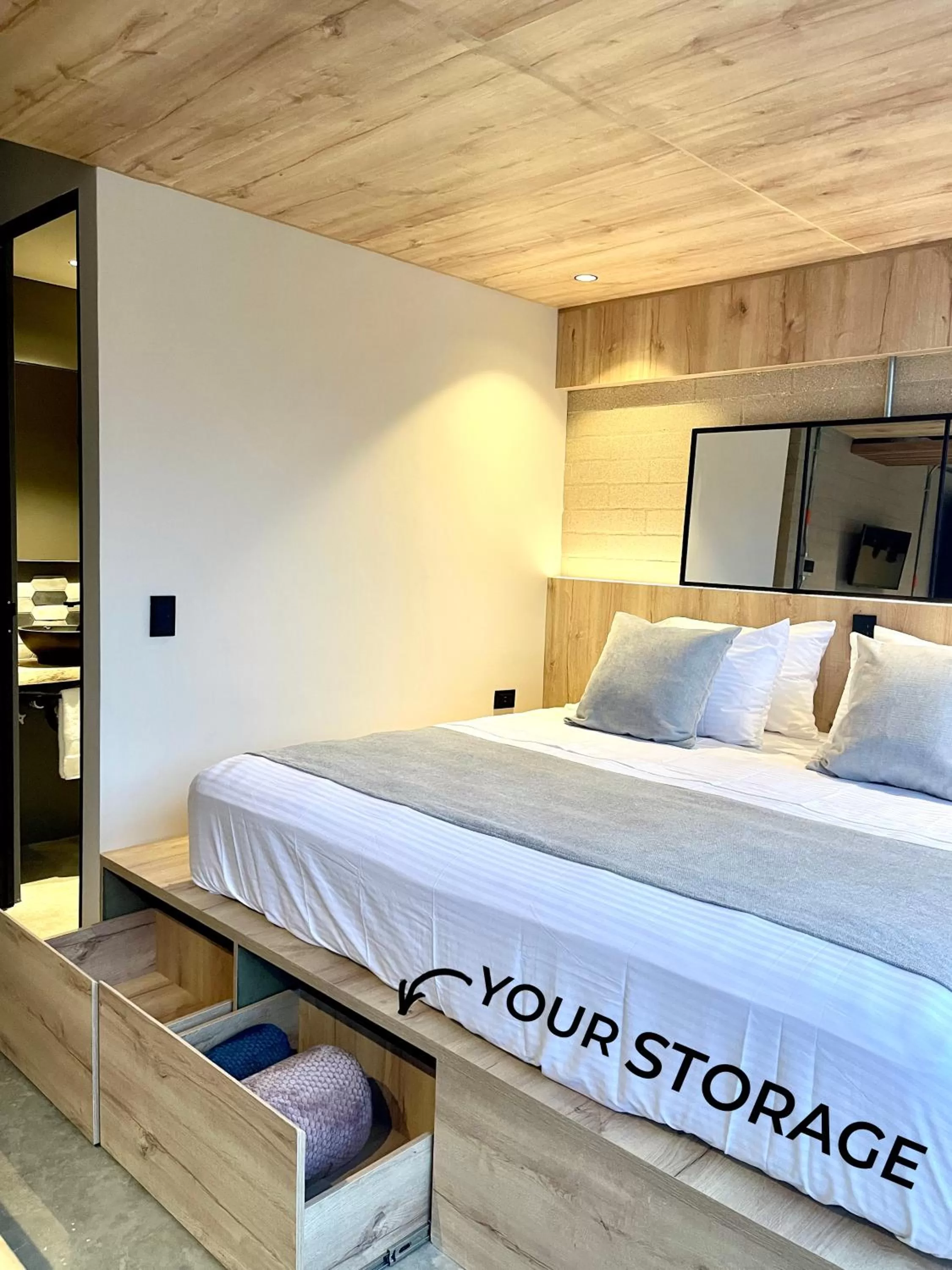 Bed in Beminimal Hotel