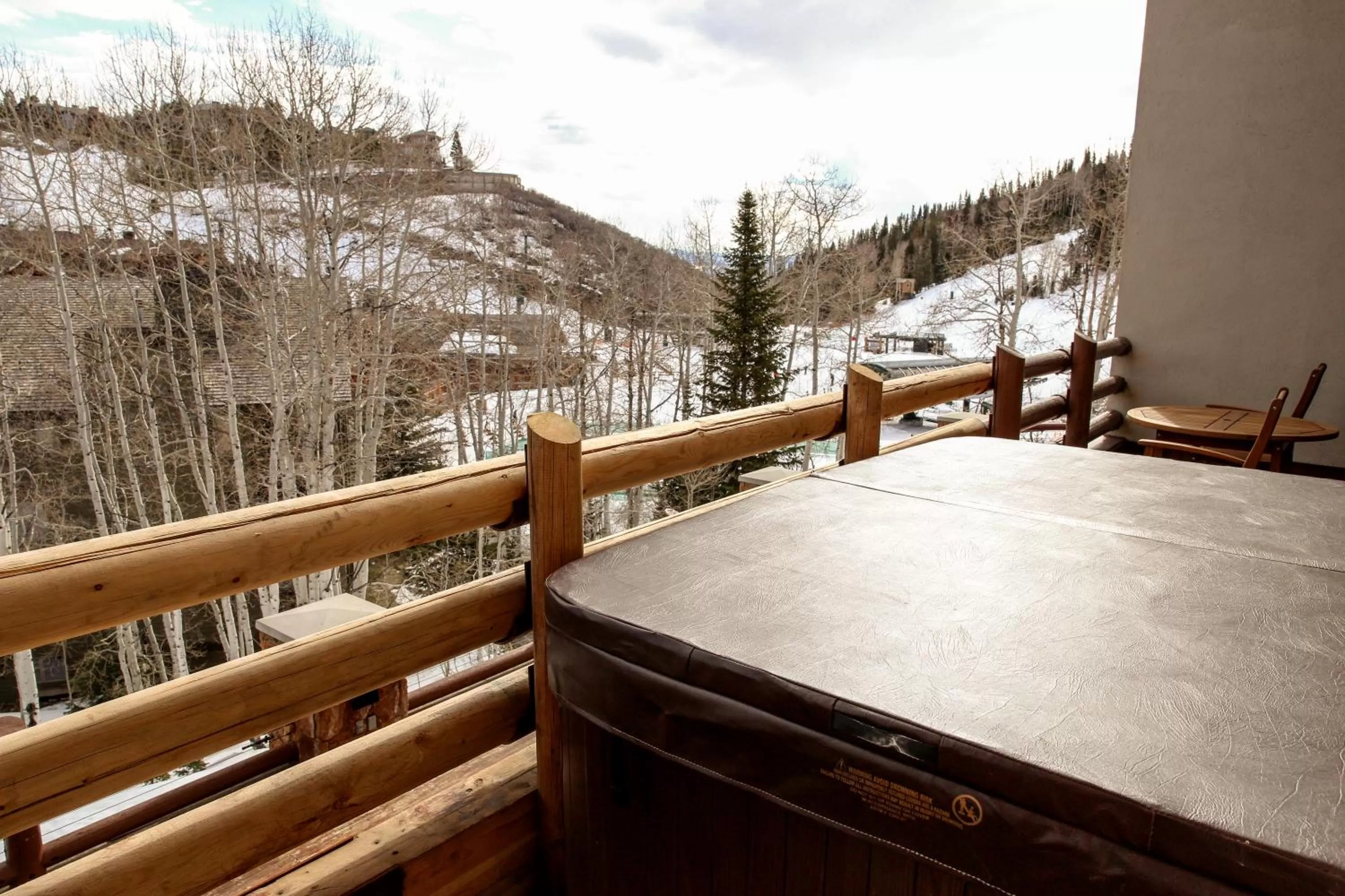 Balcony/Terrace in Stein Eriksen Lodge Deer Valley