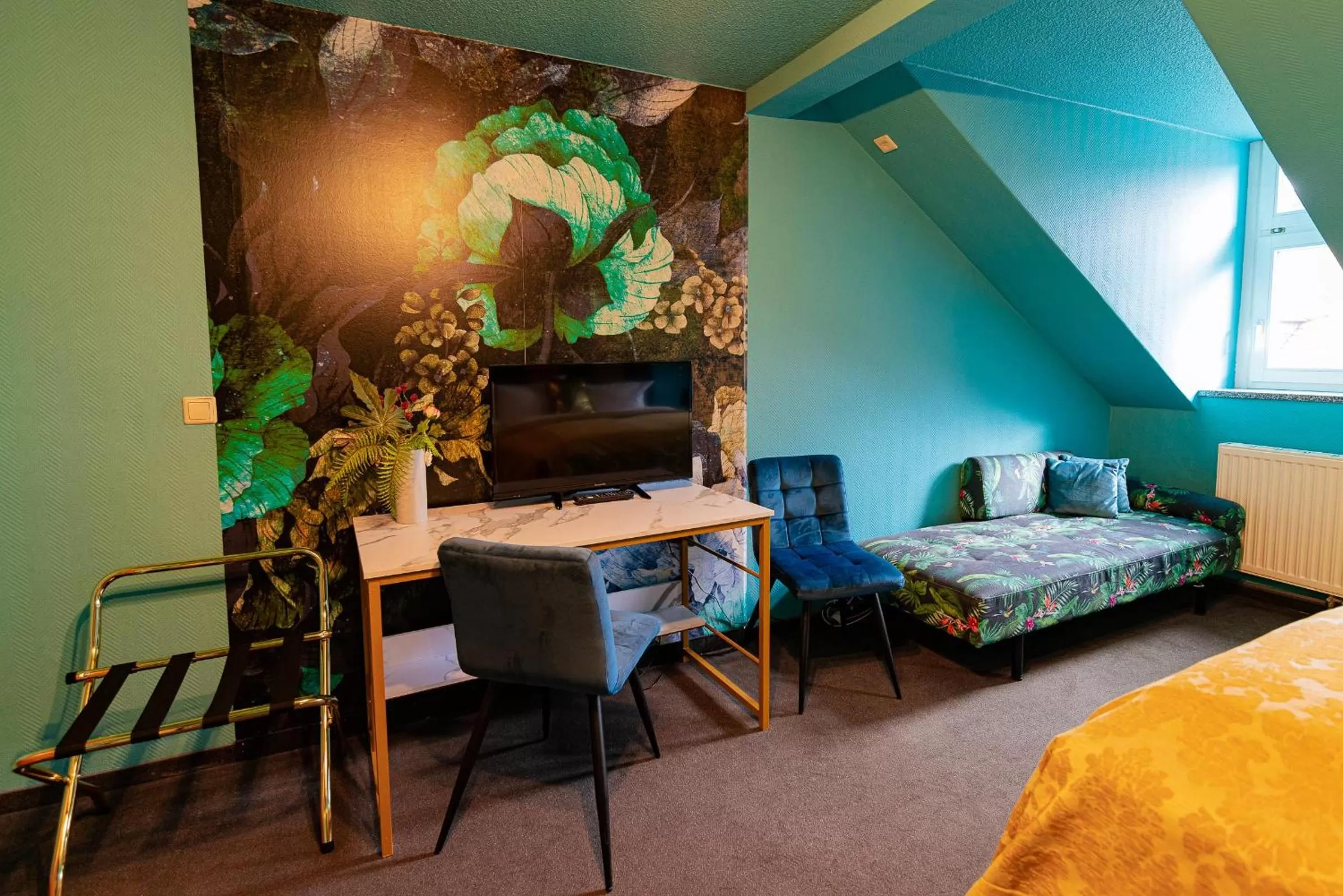 Bed in Boutique Hotel Rothenburger Hof