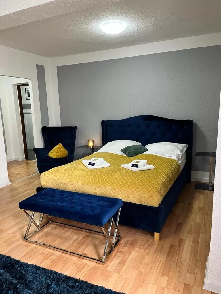 Photo of the whole room, Bed in Great Polonia Strzegom City Center