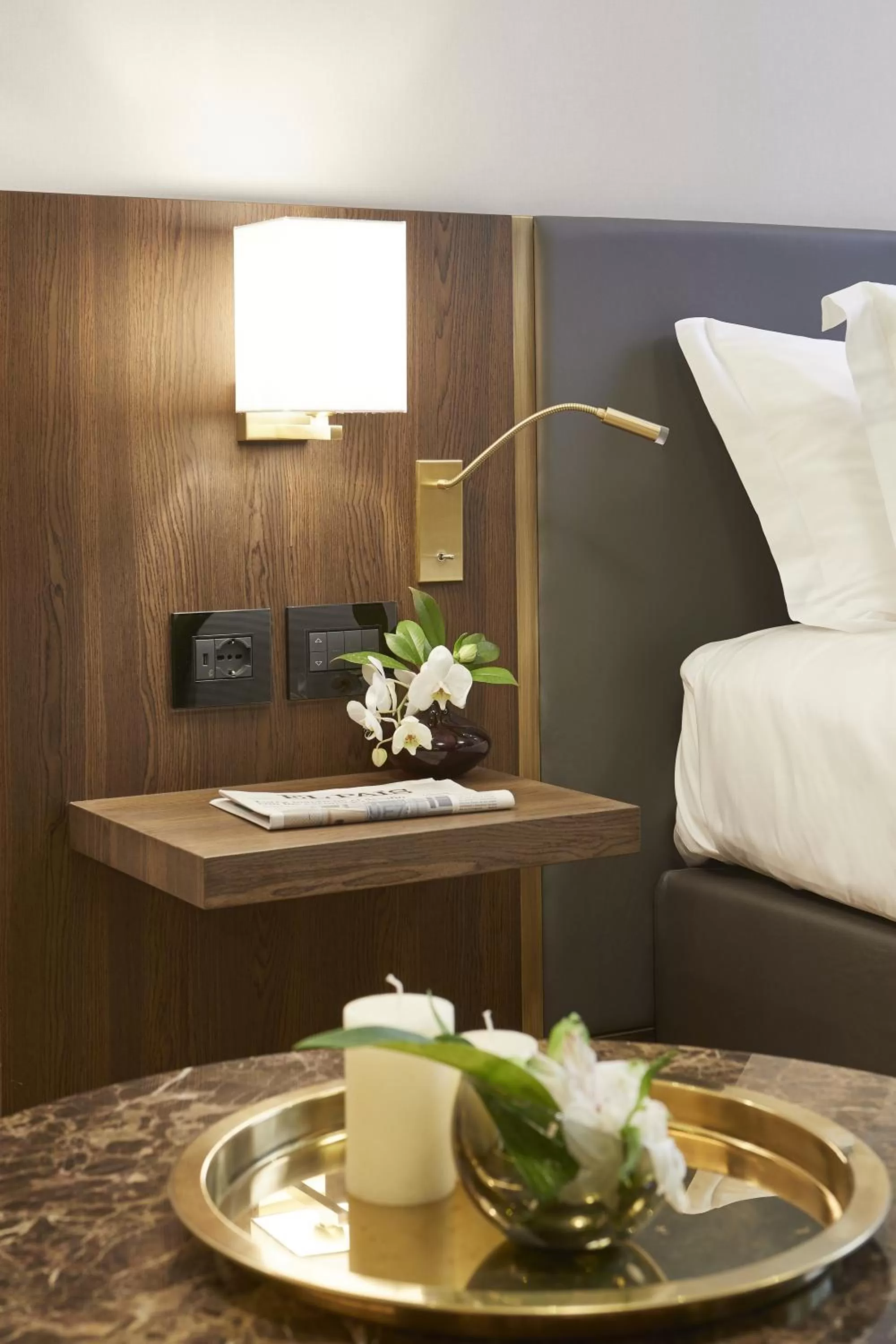 Bed in Messori Suites