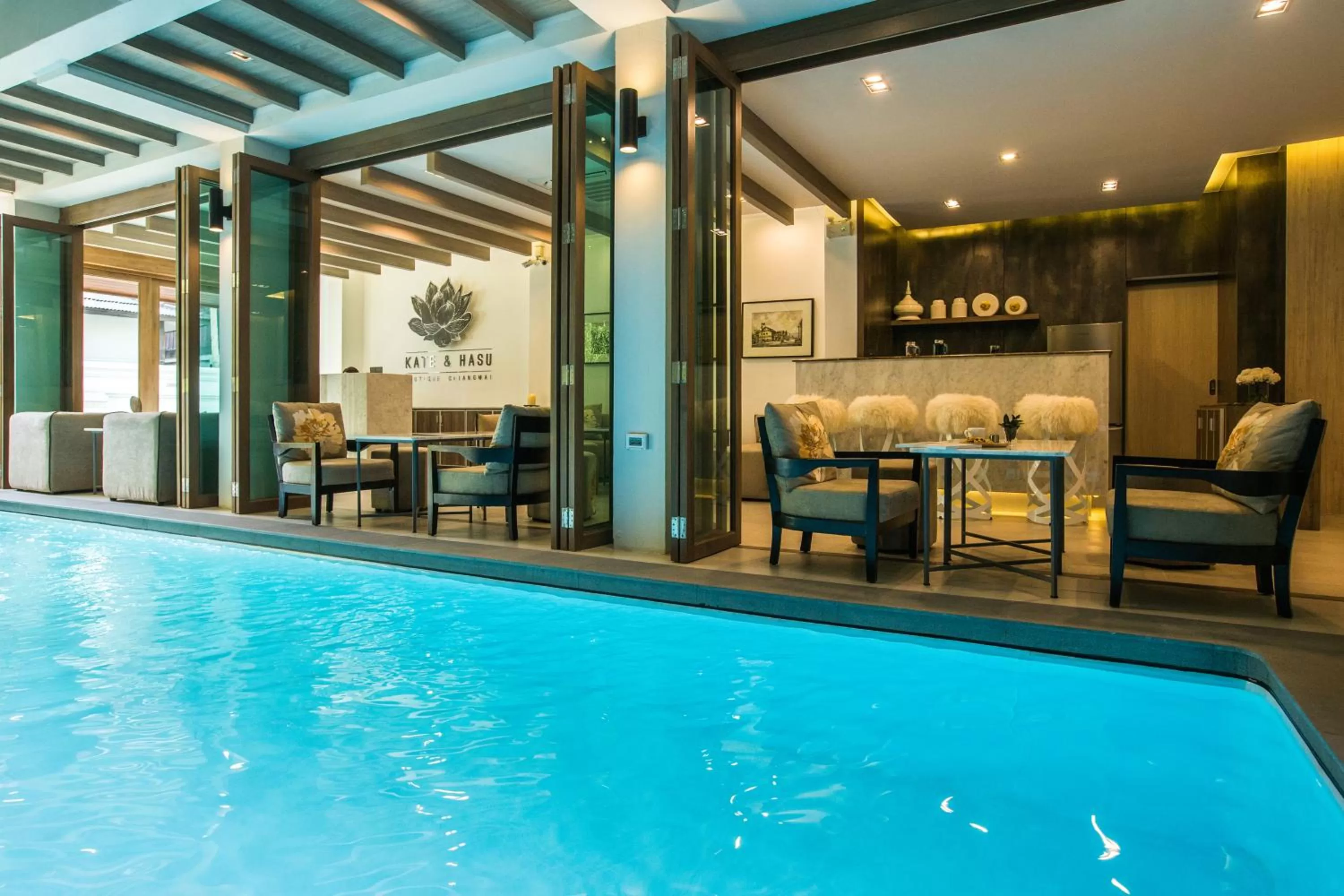 Lobby or reception in Kate and Hasu Boutique Chiangmai