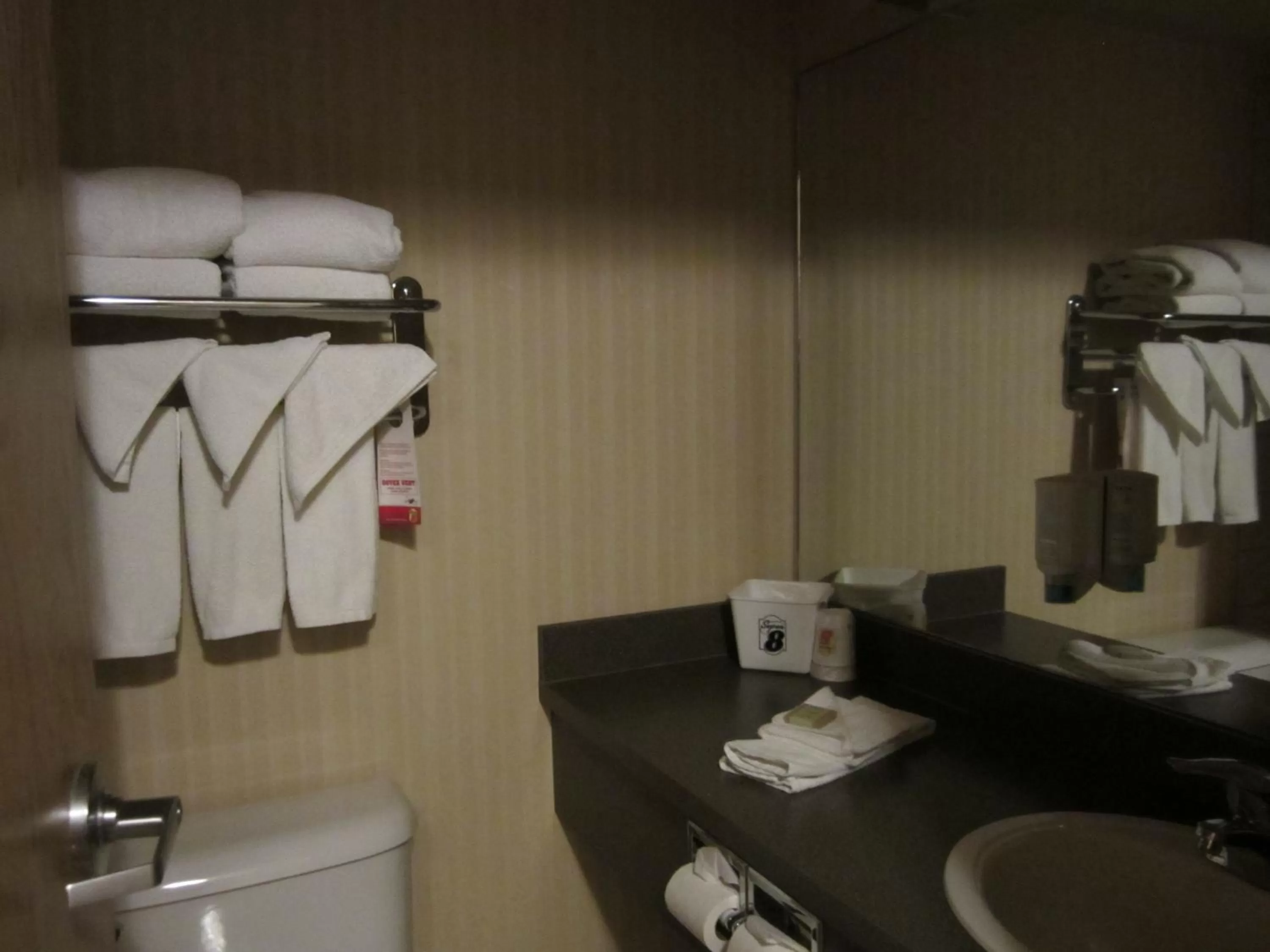 Bathroom in Super 8 by Wyndham Fort St. John BC