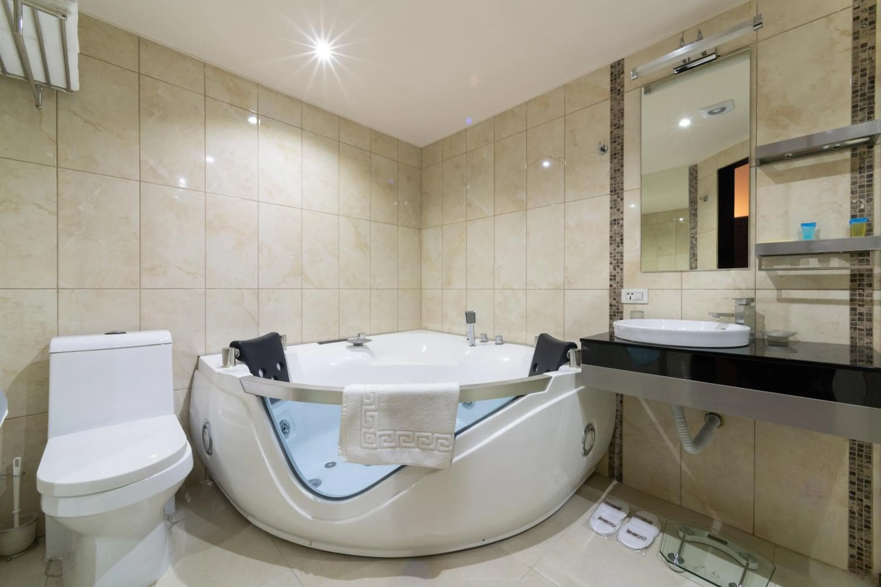 Toilet in Bass Boutique Hotel