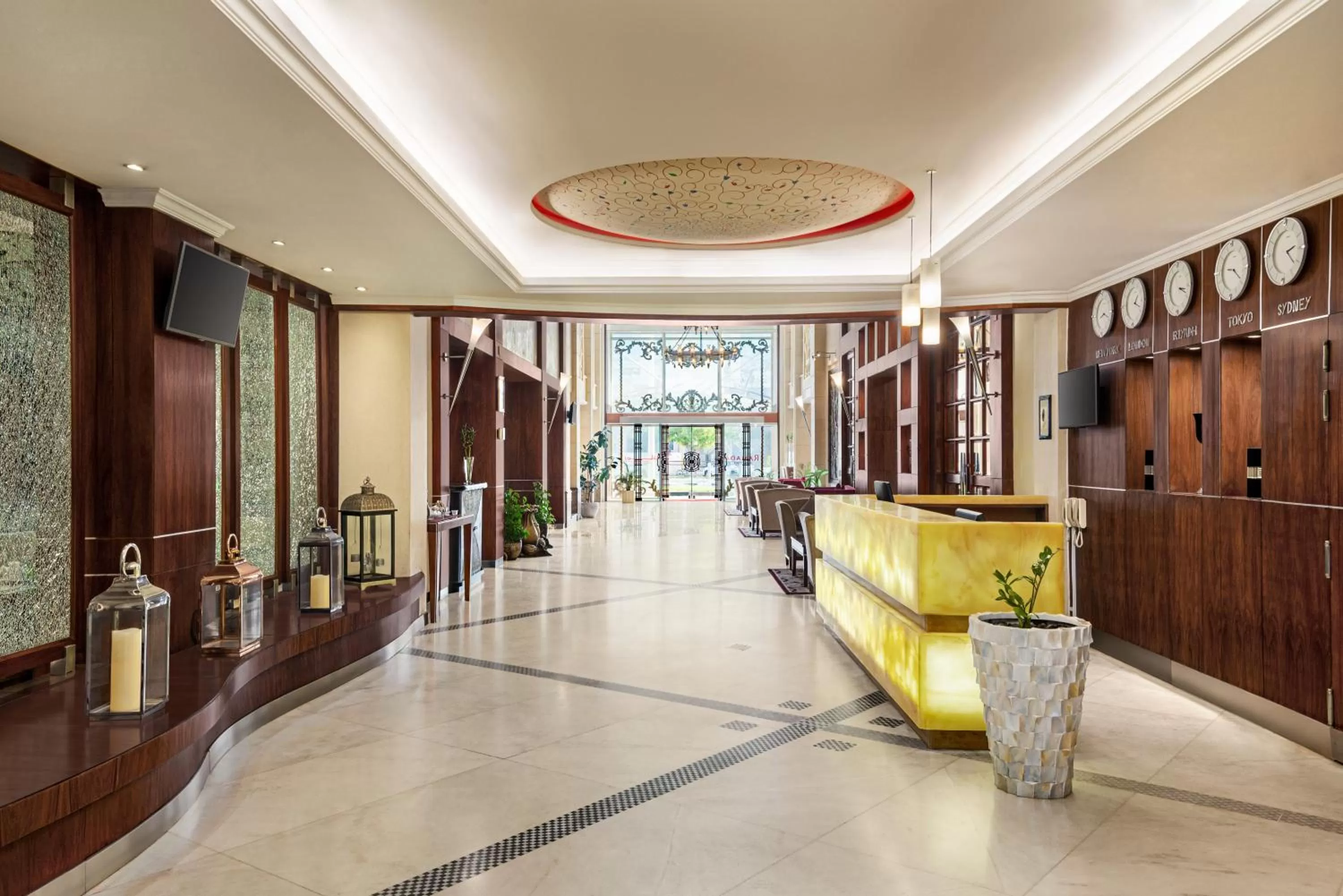Lobby or reception in Eastyard Dammam Hotel - Formerly Ramada by Wyndham Dammam