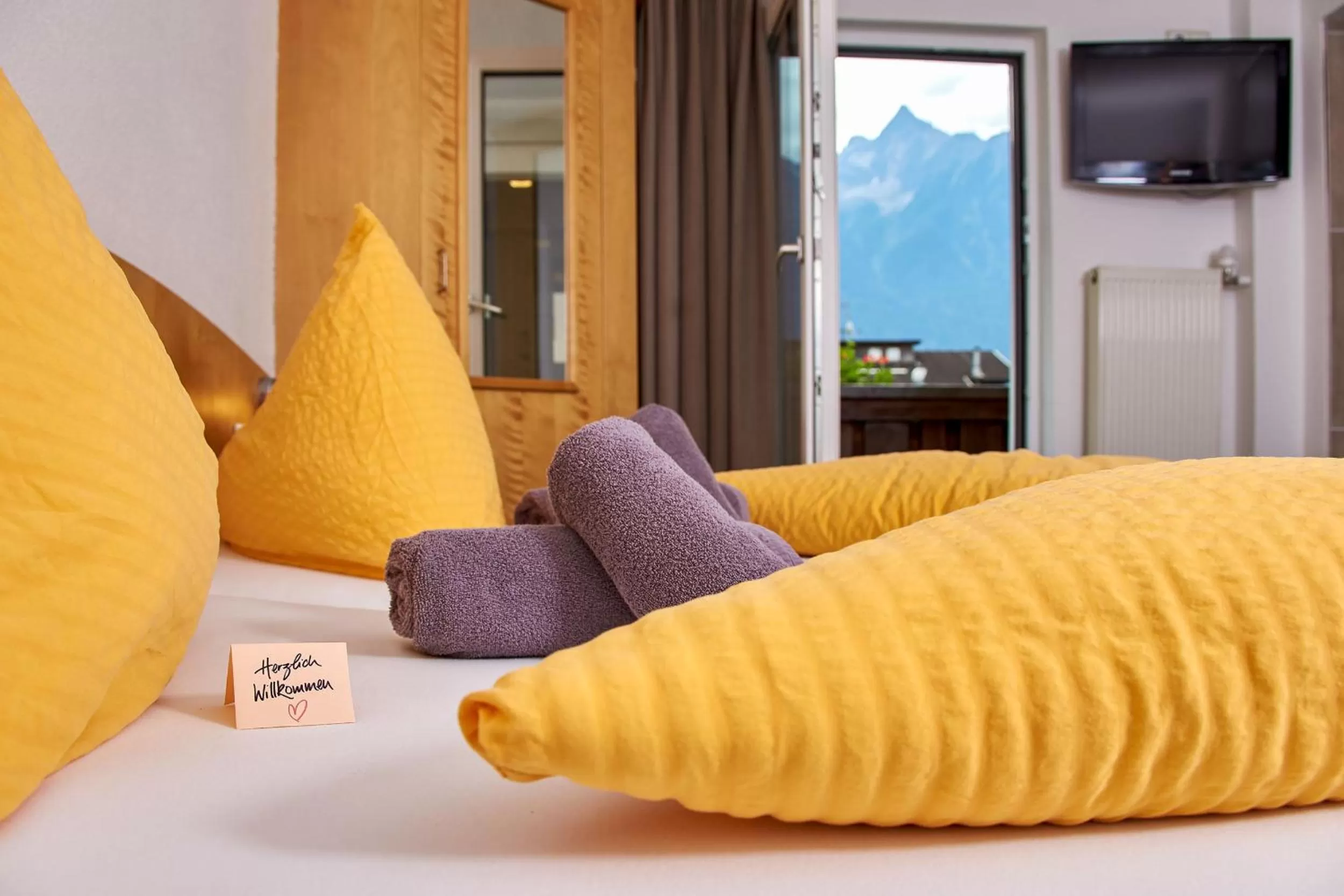 Photo of the whole room, Bed in Gasthof Hotel Post