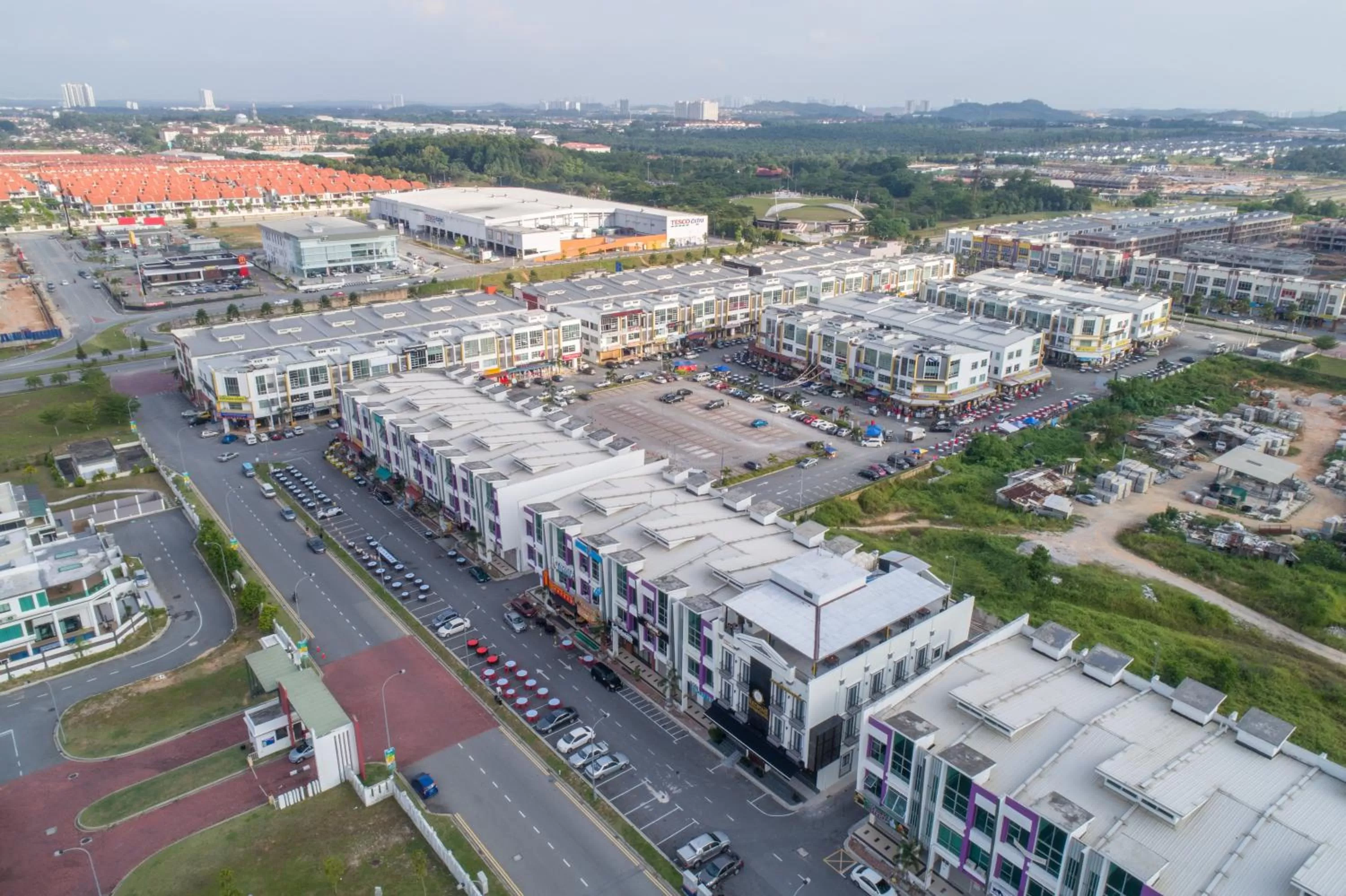 City view in Redpine Boutique Hotel