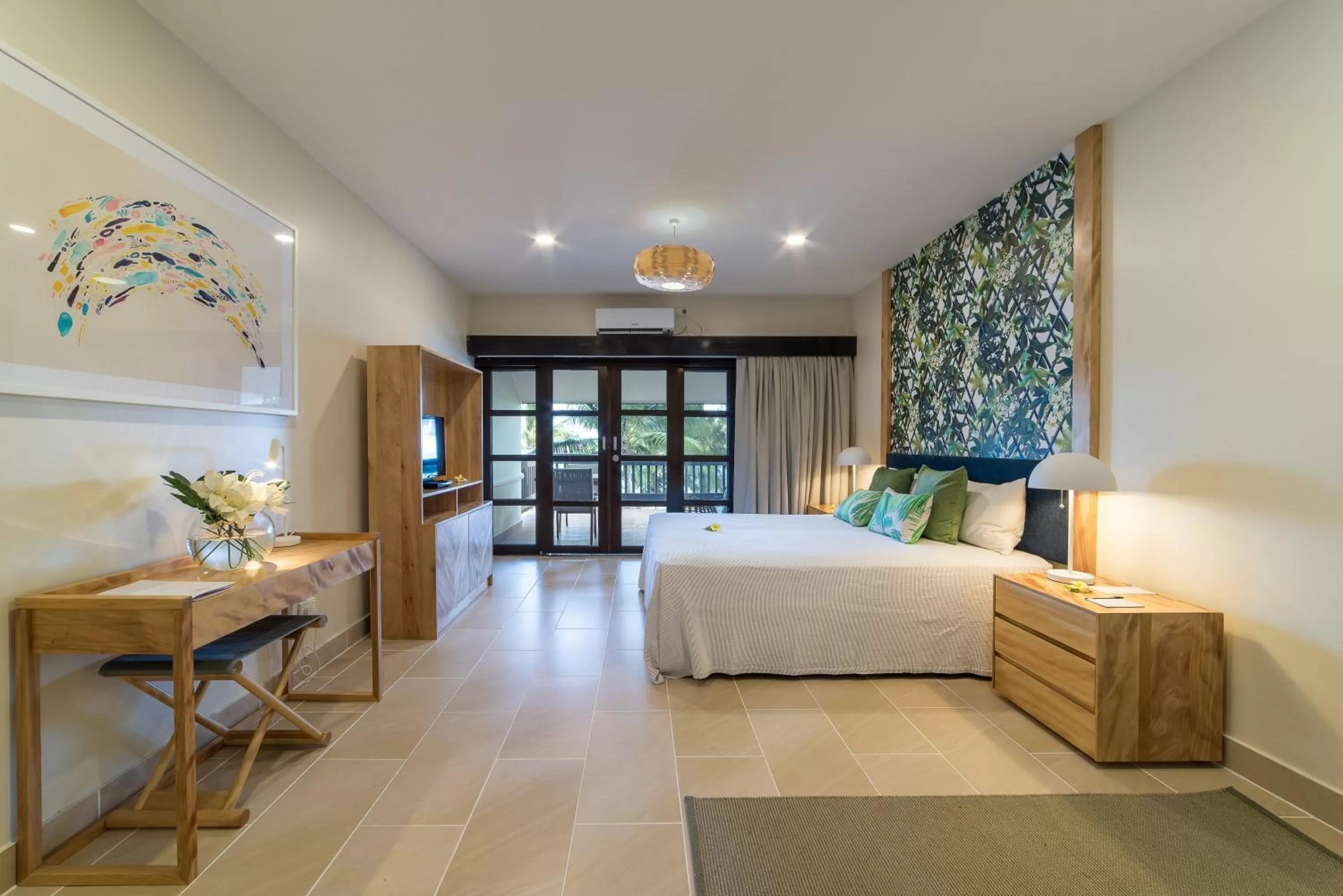 Bed in Warwick Le Lagon Resort & Spa, Vanuatu