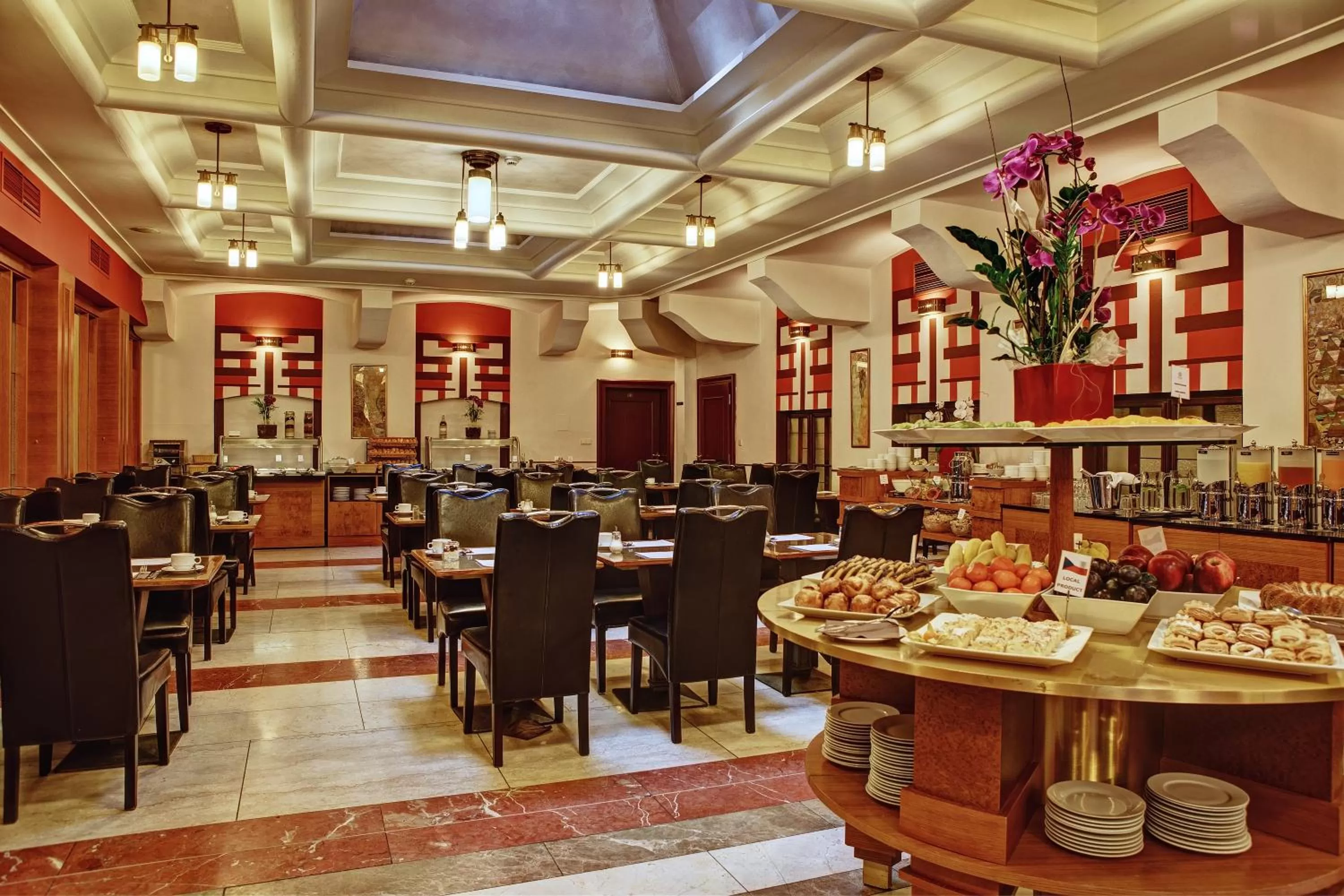 Restaurant/places to eat in Majestic Plaza Hotel Prague