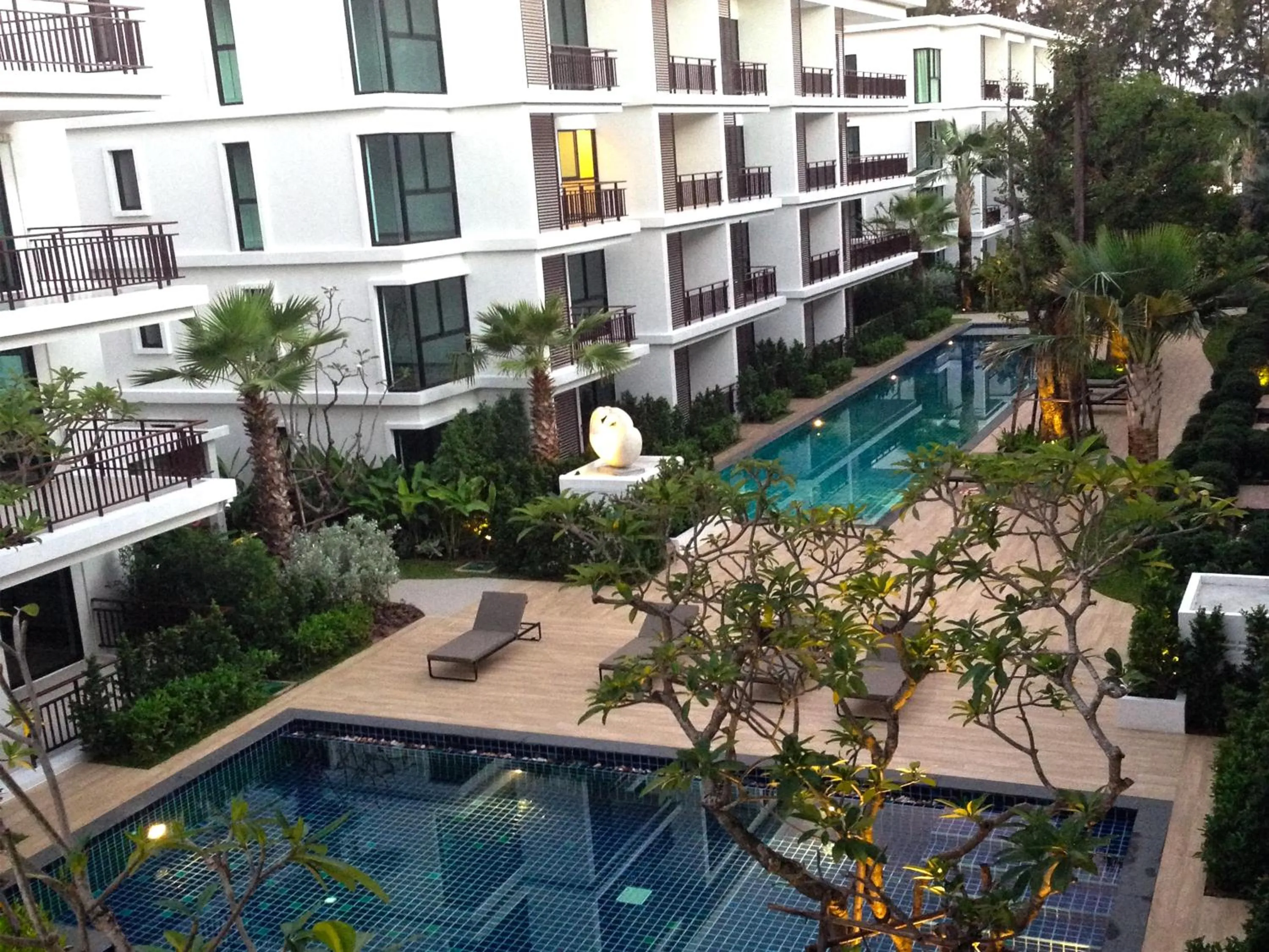 Balcony/Terrace in The Title KR Beach Condotel Rawai Beach