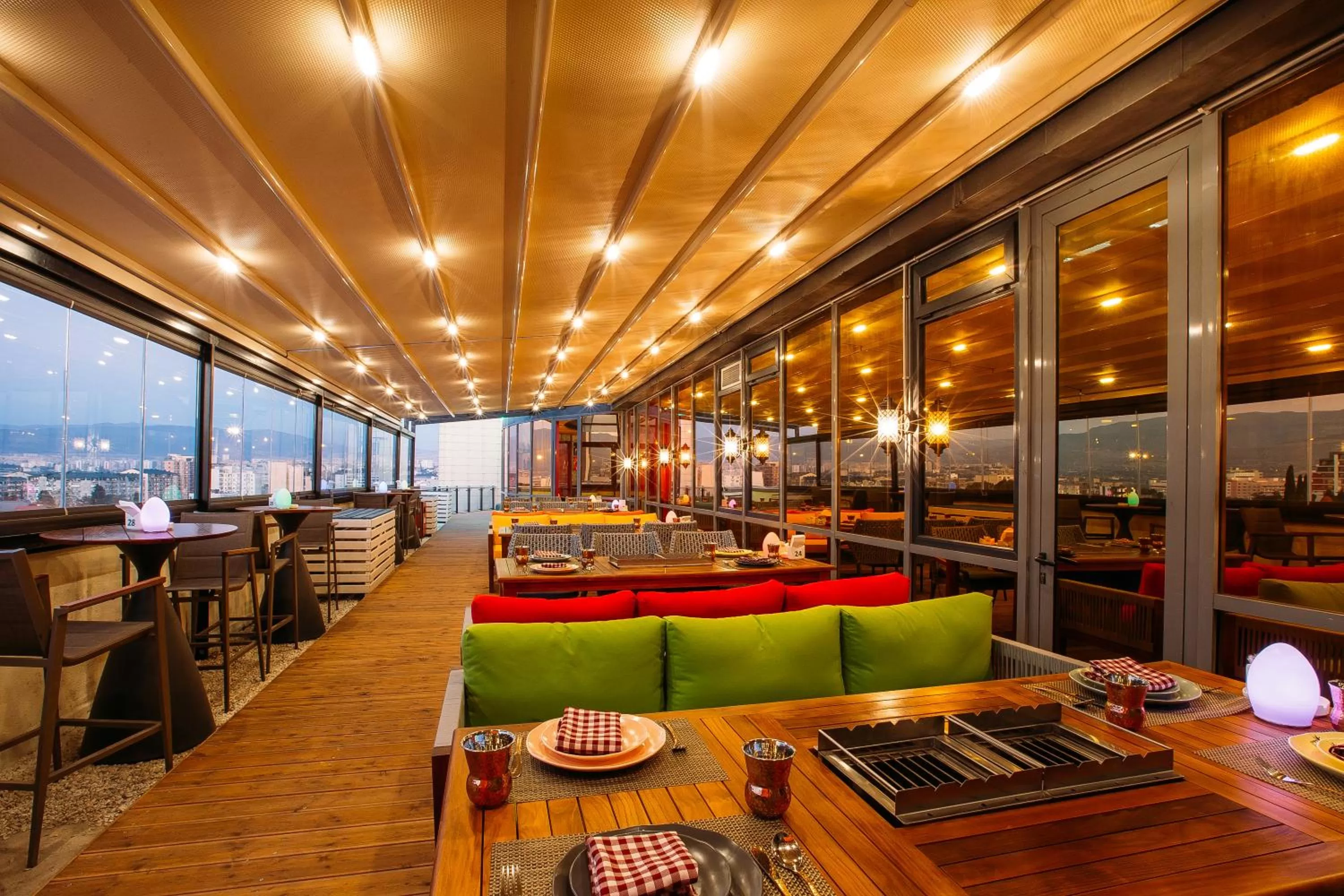 Patio in Golden Palace Hotel