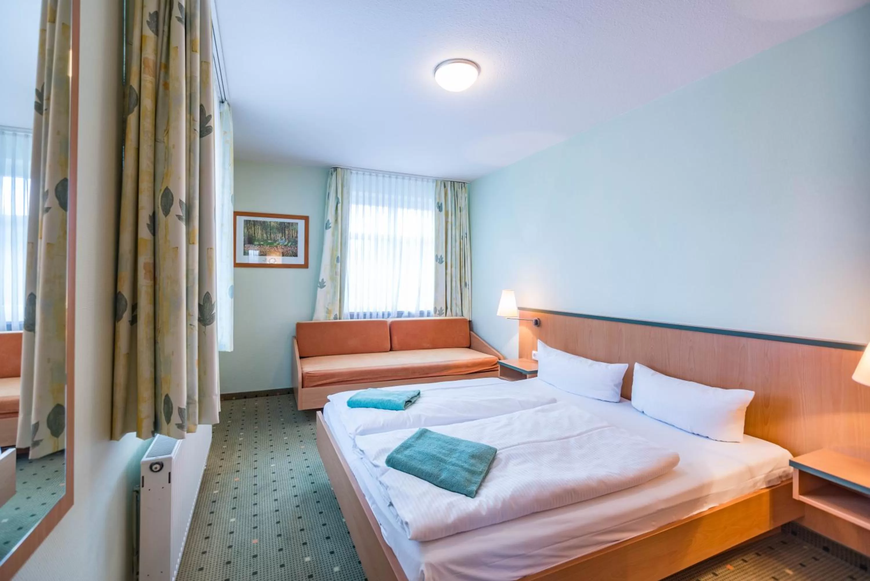 Photo of the whole room, Bed in Am Weststrand Apartmenthaus Waldeck