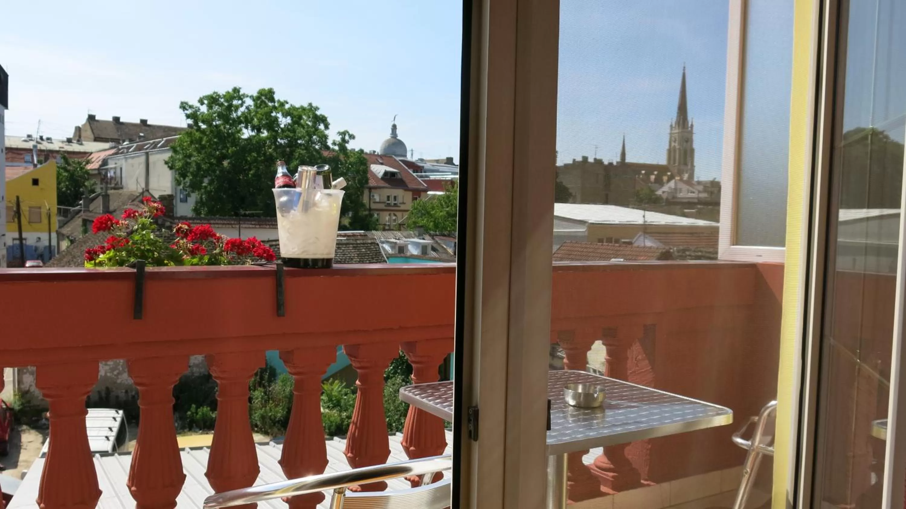 City view in Hotel Fontana