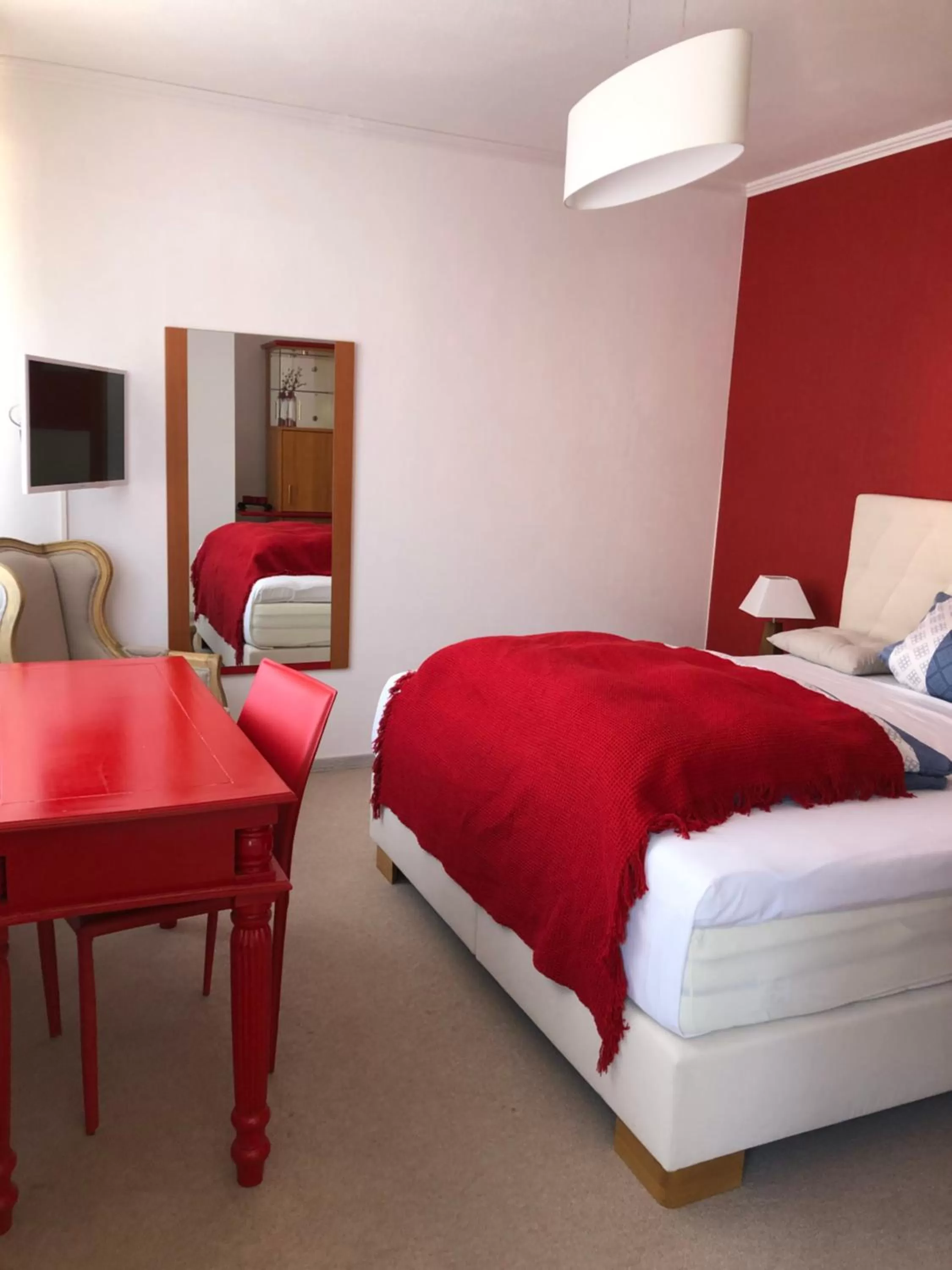 Bed in SkinSpa Apartments Idar-Oberstein