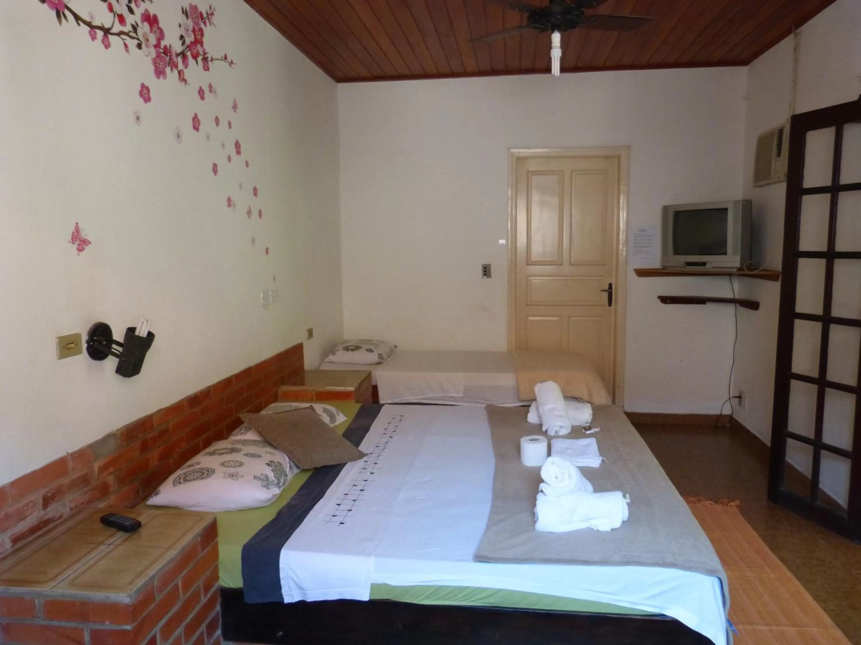 Bedroom, Bed in Suítes o Flautista