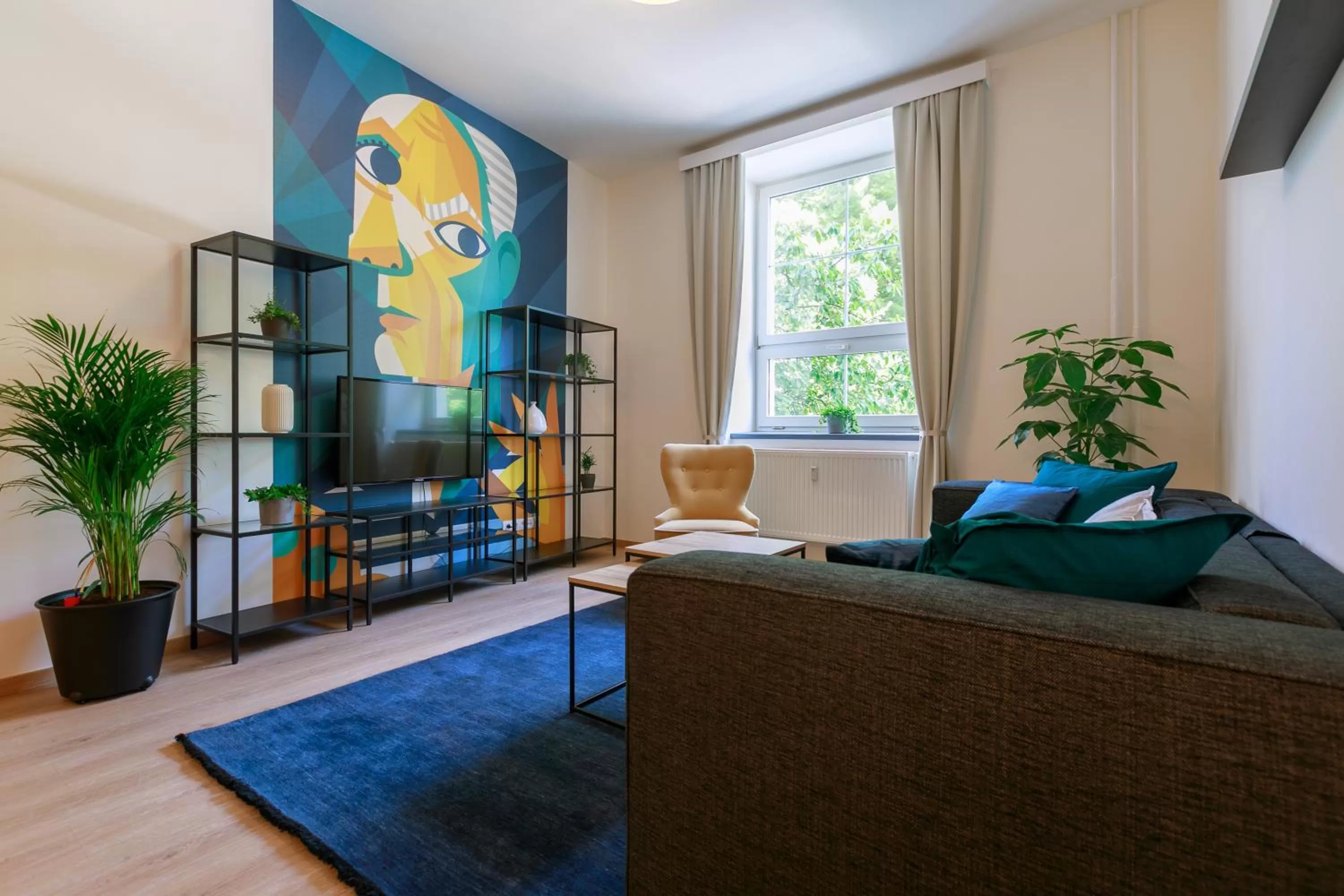 Living room in Avantgarde apartments