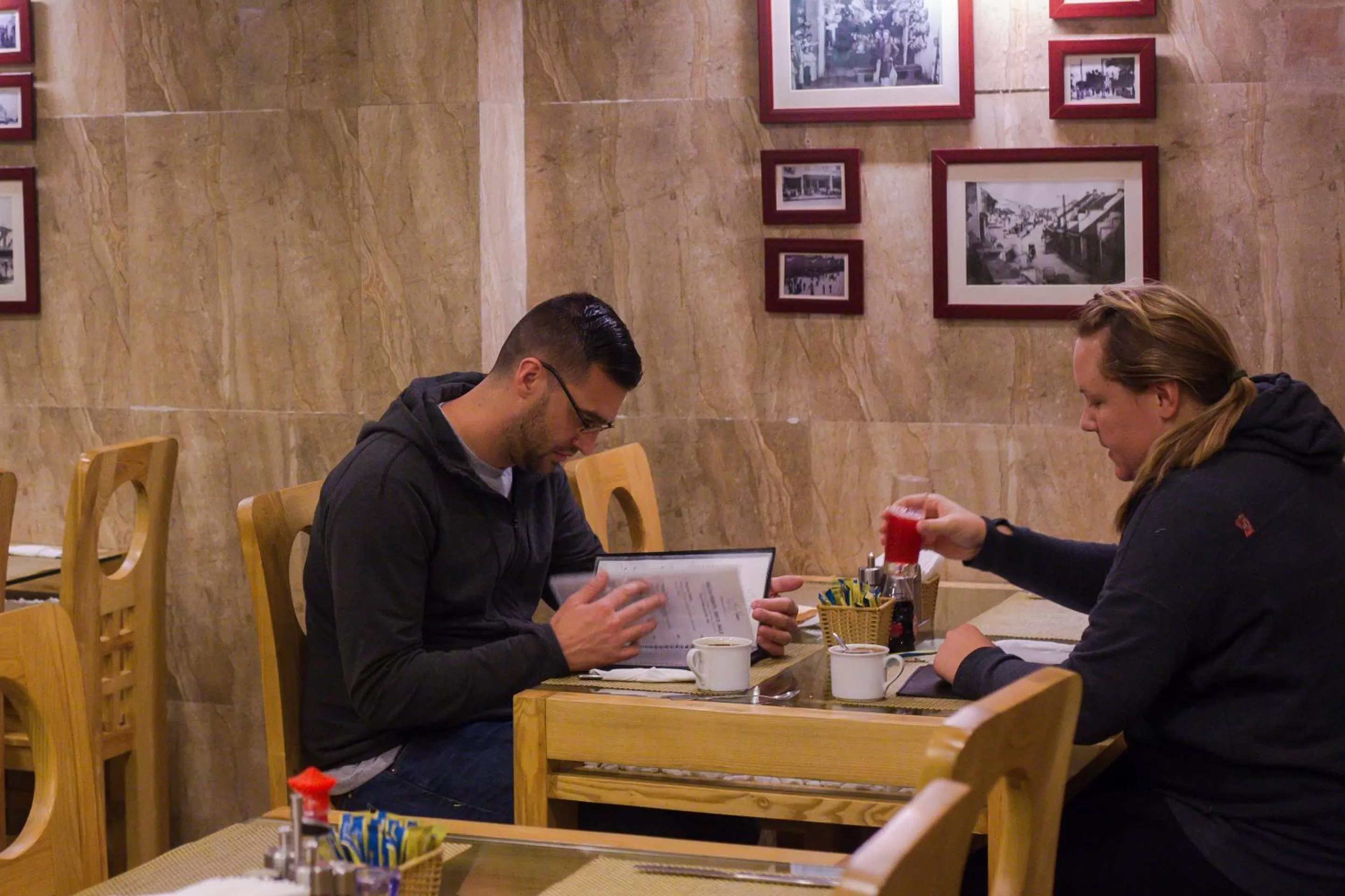 Food and drinks in Golden Art Hotel