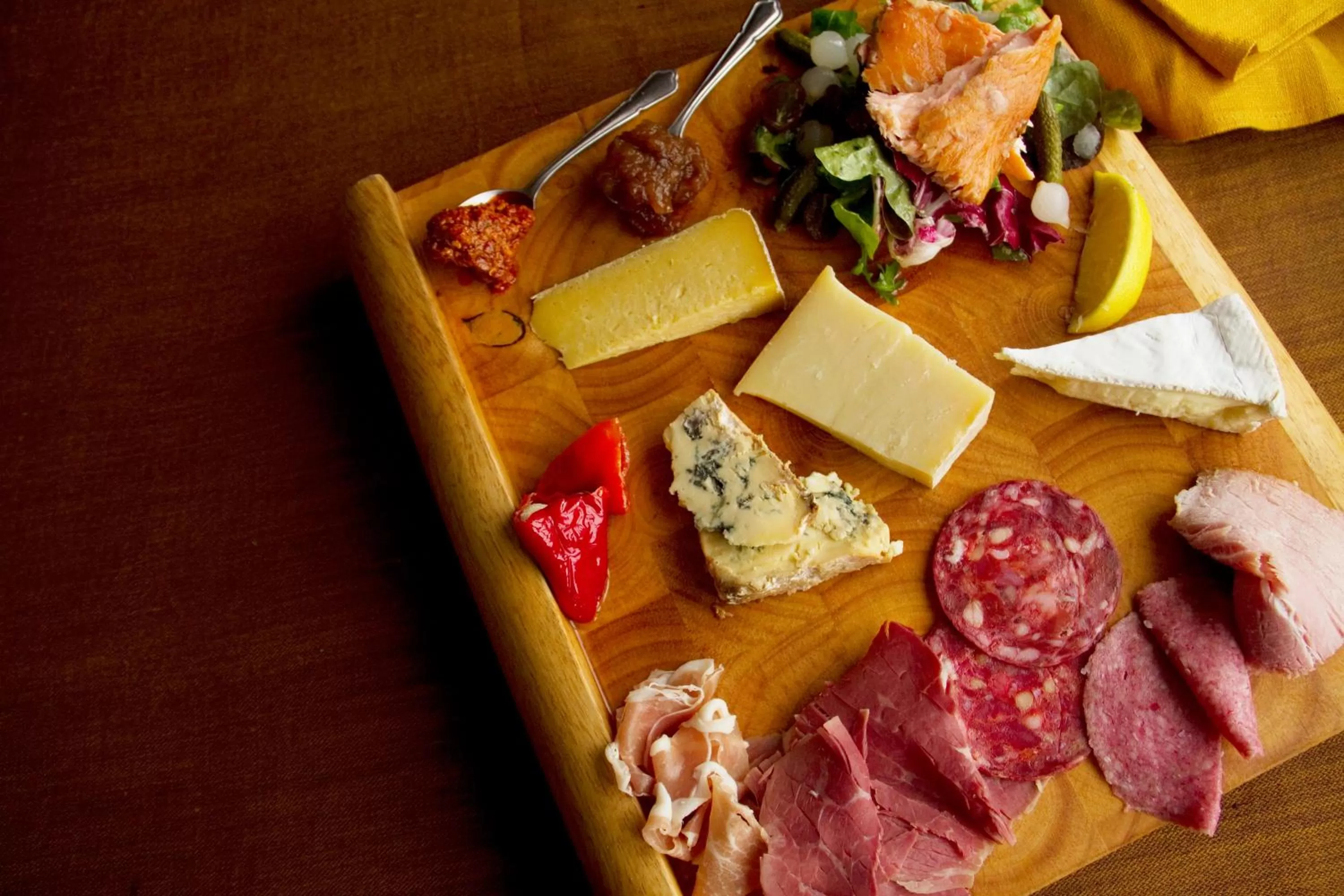 Food close-up in The Castle Inn