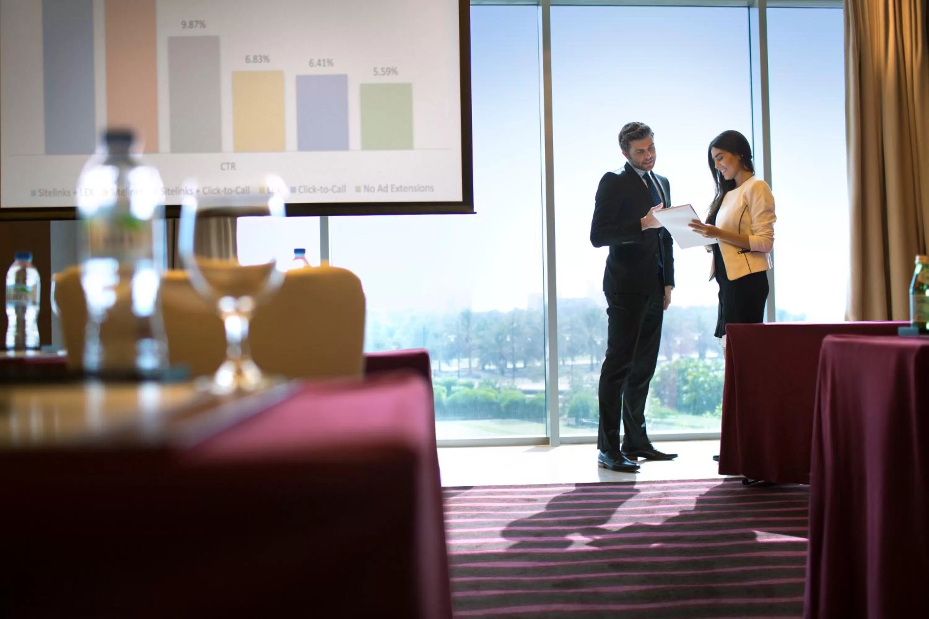 Meeting/conference room in Park Rotana Abu Dhabi