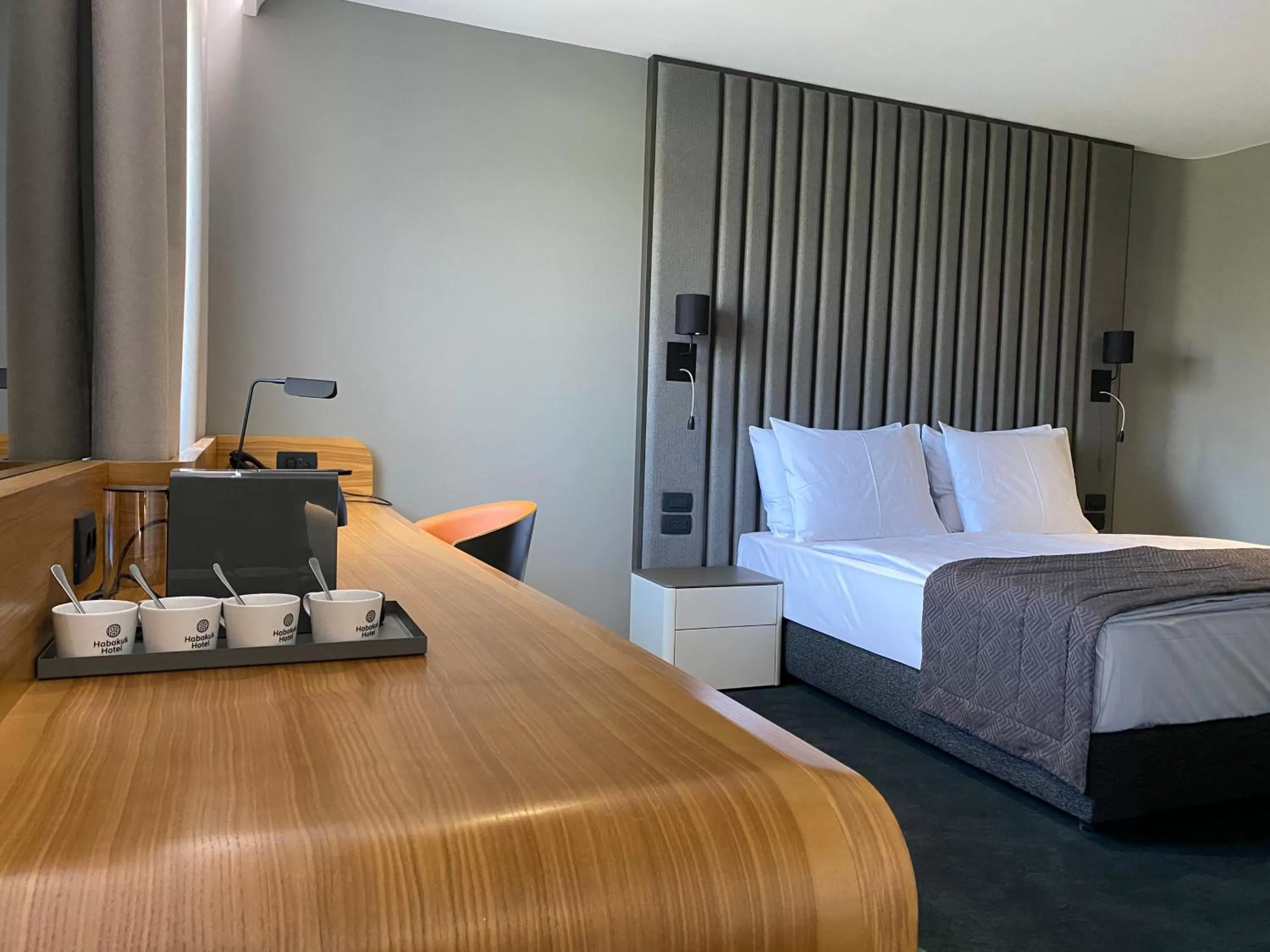 Bed in HABAKUK Wellness & Event Hotel